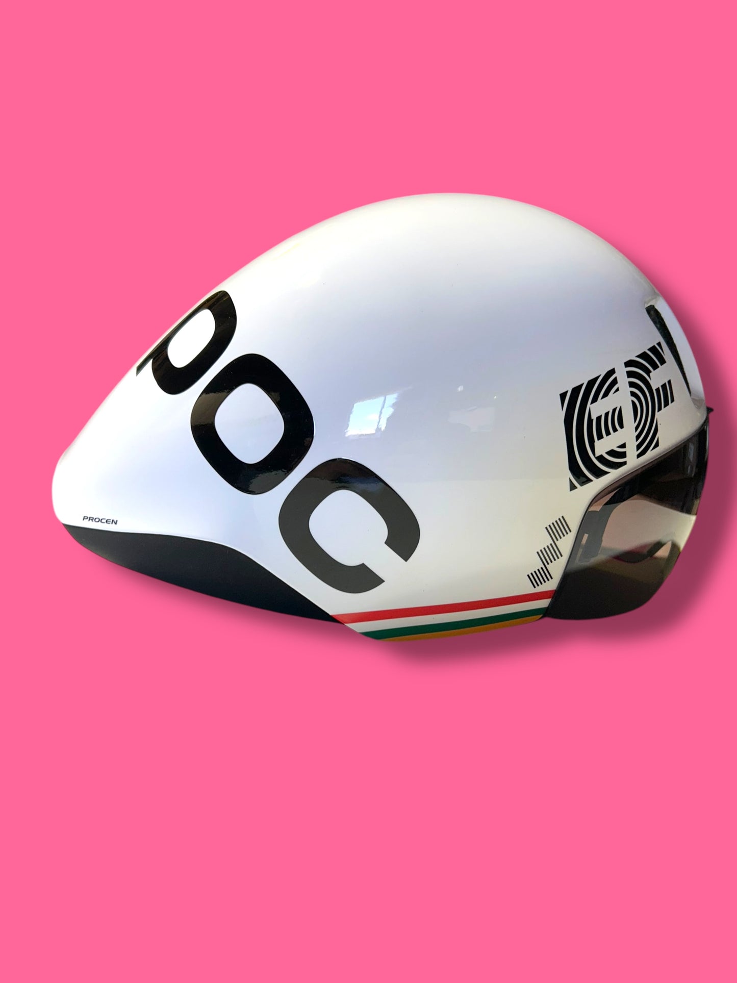 POC Procen Helmet TT Triathlon Racing| Rapha |  EF Education First  | Pro Cycling Kit - National Champion