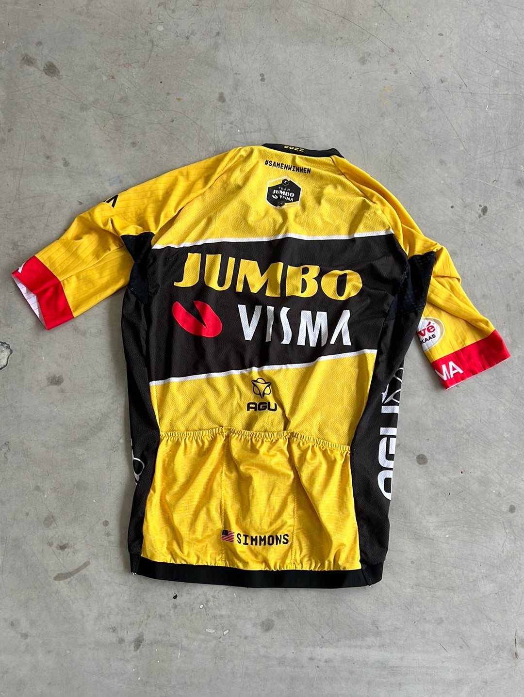 Agu Aero Jersey | Agu | Jumbo Visma | Pro-Issued Cycling Kit