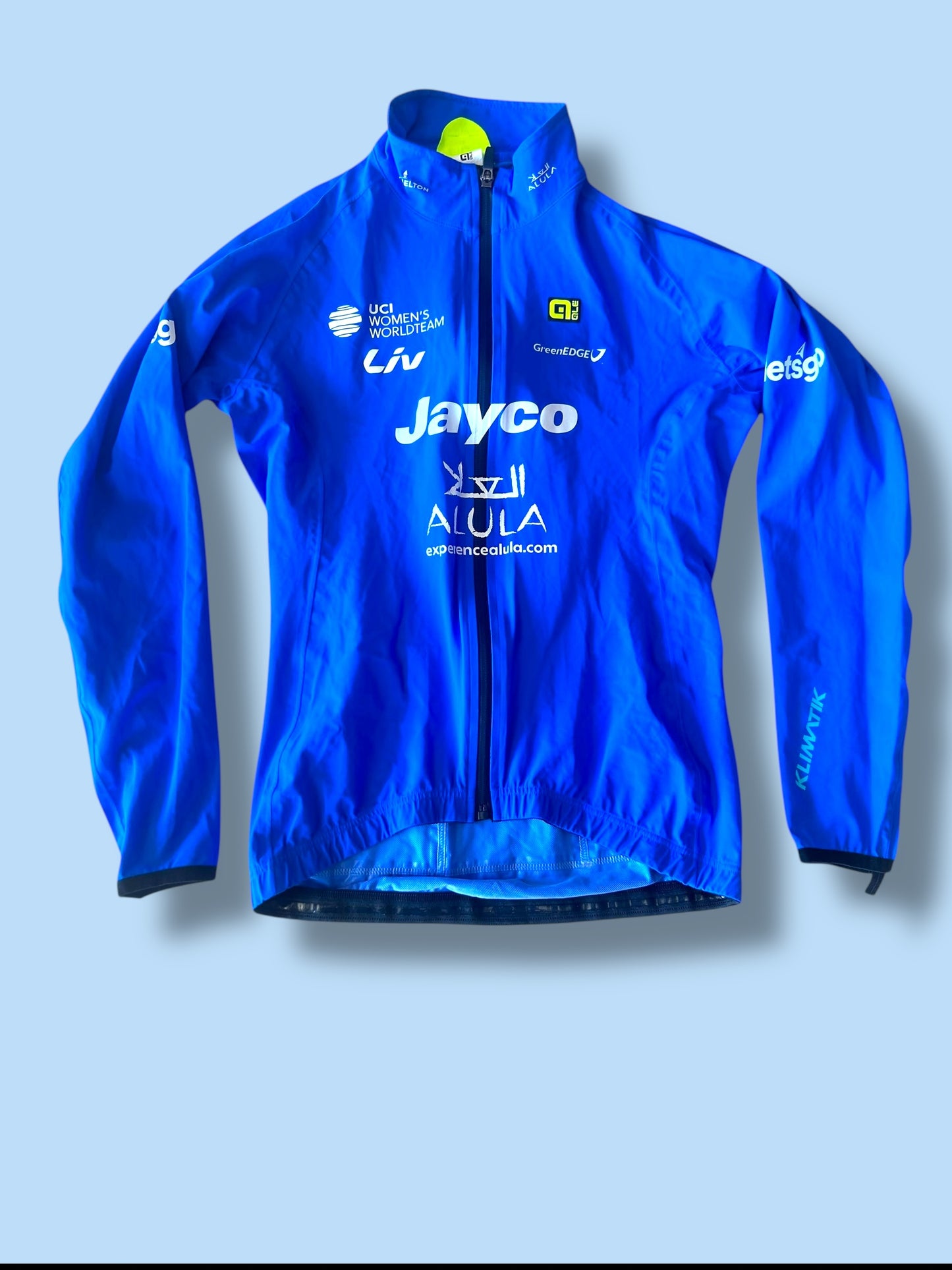 Rain Jacket Winter Waterproof Klimatik Racing Packable Womens| Ale |  Jayco Alula| Pro Cycling Kit