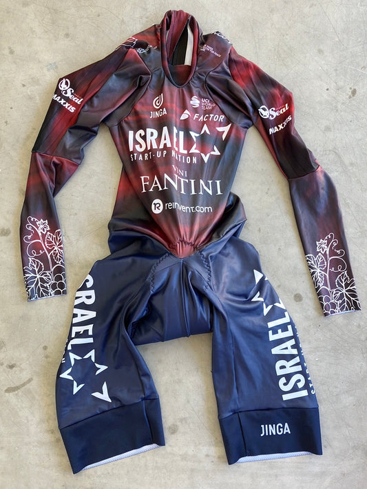 TT Aerosuit  - Lightweight Aerodynamic Cycling Time Trial Race Suit / Skinsuit Giro D'Italia | Ekoi | Isreal Premier Tech IPT | Pro Cycling Kit