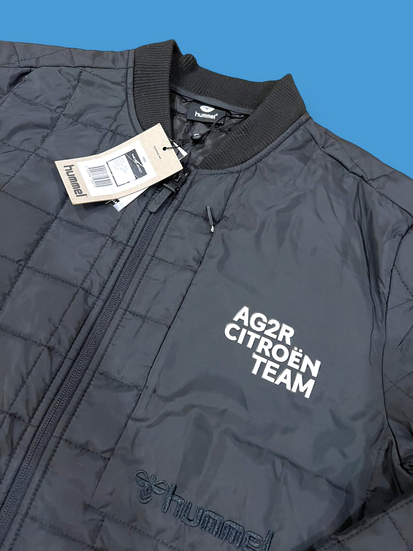 Casual Winter Puffer Jacket | Hummel | AG2R Citroen | Pro Cycling Kit