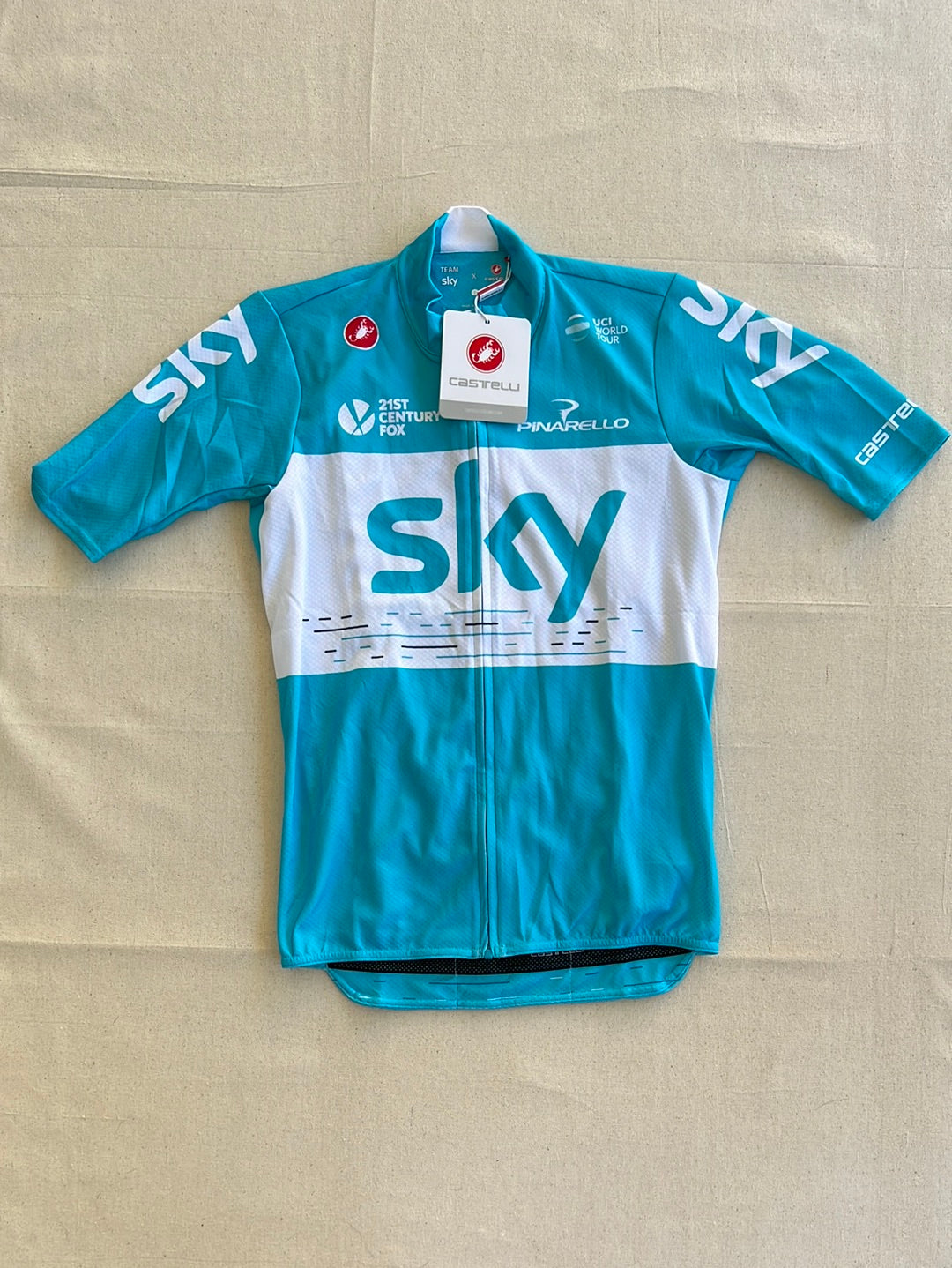 Short Sleeve Jersey Podio | Castelli | Team Sky | Pro Cycling Kit