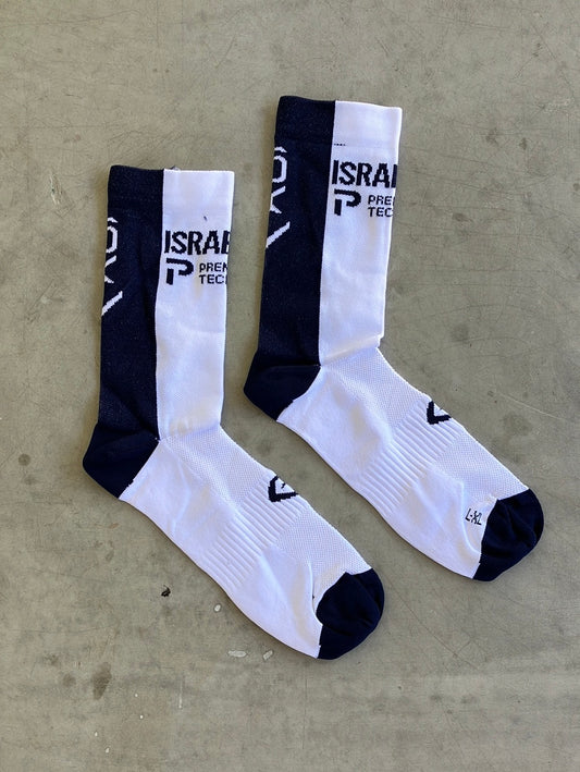 Cycling Sock Race | Ekoi | Whte | Israel Premier Tech IPT | Pro Cycling Kit