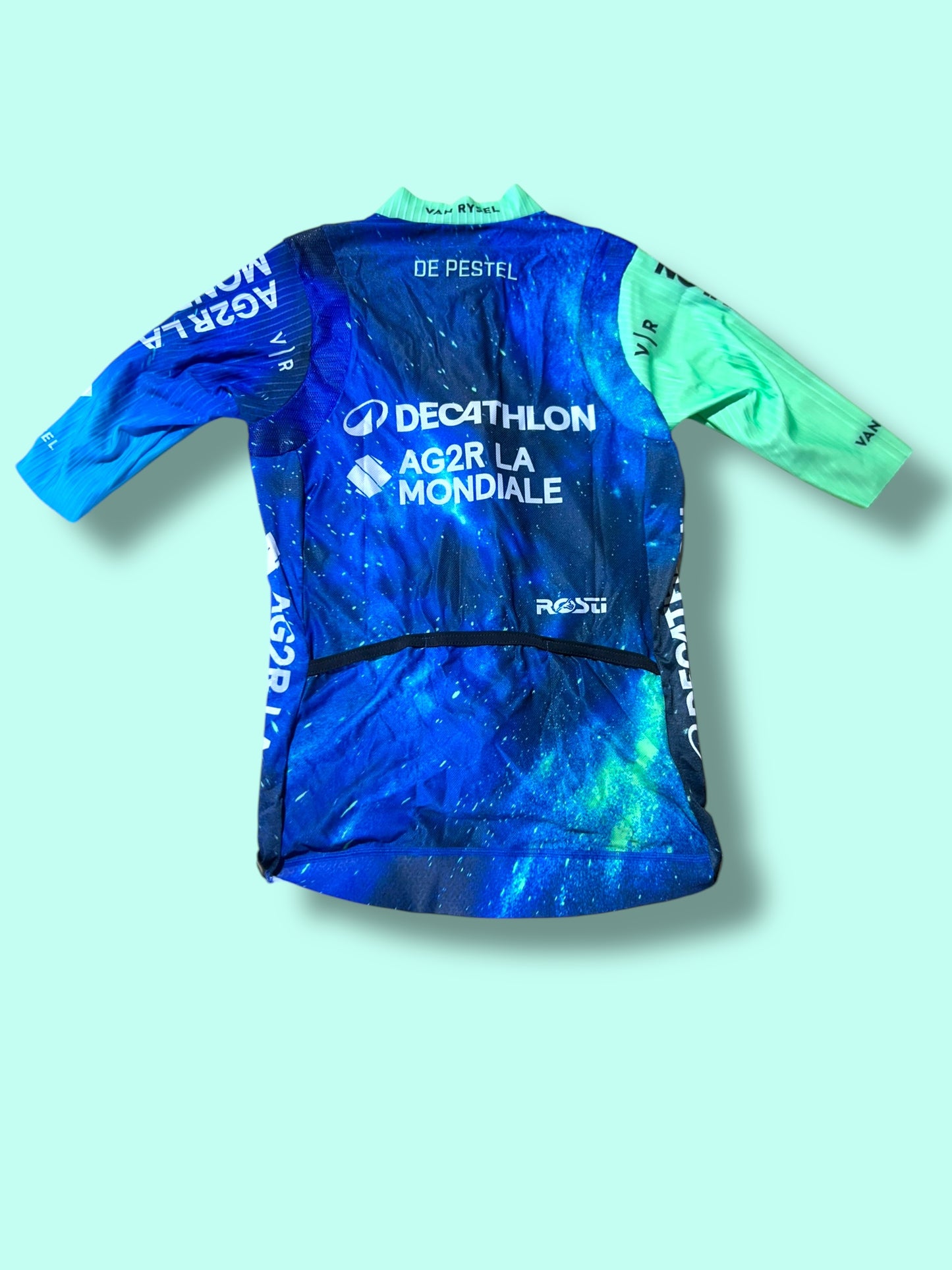 Aero Jersey DE PESTEL Short Sleeve Racing Maillot   | Decathlon AG2R La Mondiale  | Rosti | Pro Cycling Kit