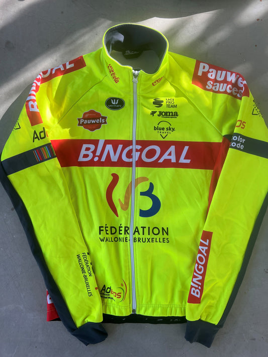 Bingoal | Vermarc Winter Jacket | Yellow | S | Rider-Issued Pro Team Kit