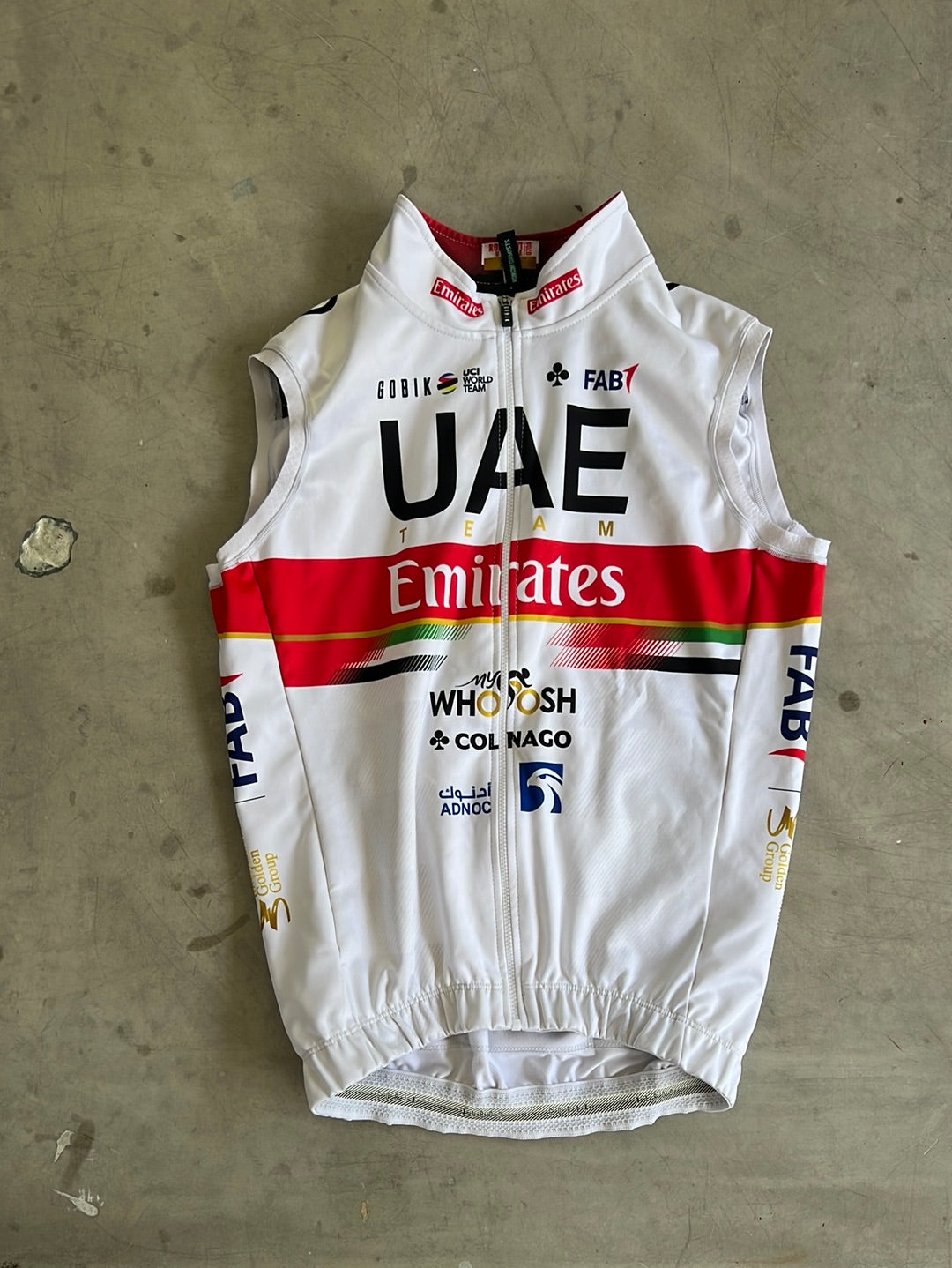 Thermal Vest / Gilet | Gobik | UAE Emirates | Pro-Issued Cycling Kit