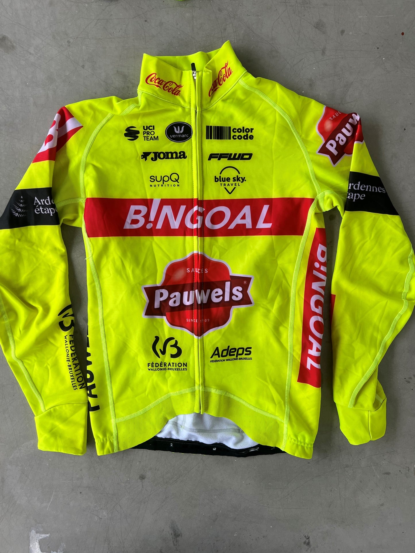 Bingoal | Vermarc Bundle - Jacket, Thermal Bibs, Socks, etc | S | Rider-Issued Pro Team Kit