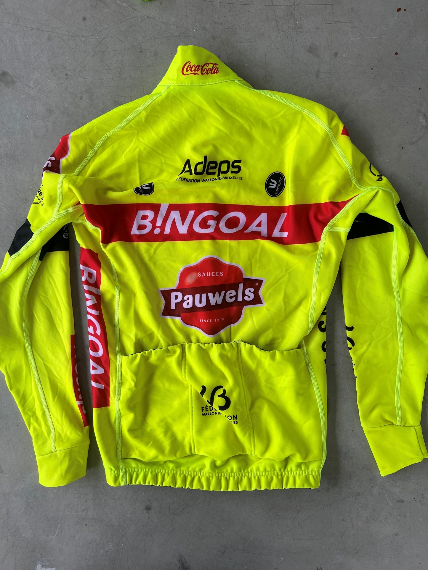 Bingoal | Vermarc Bundle - Jacket, Thermal Bibs, Socks, etc | S | Rider-Issued Pro Team Kit