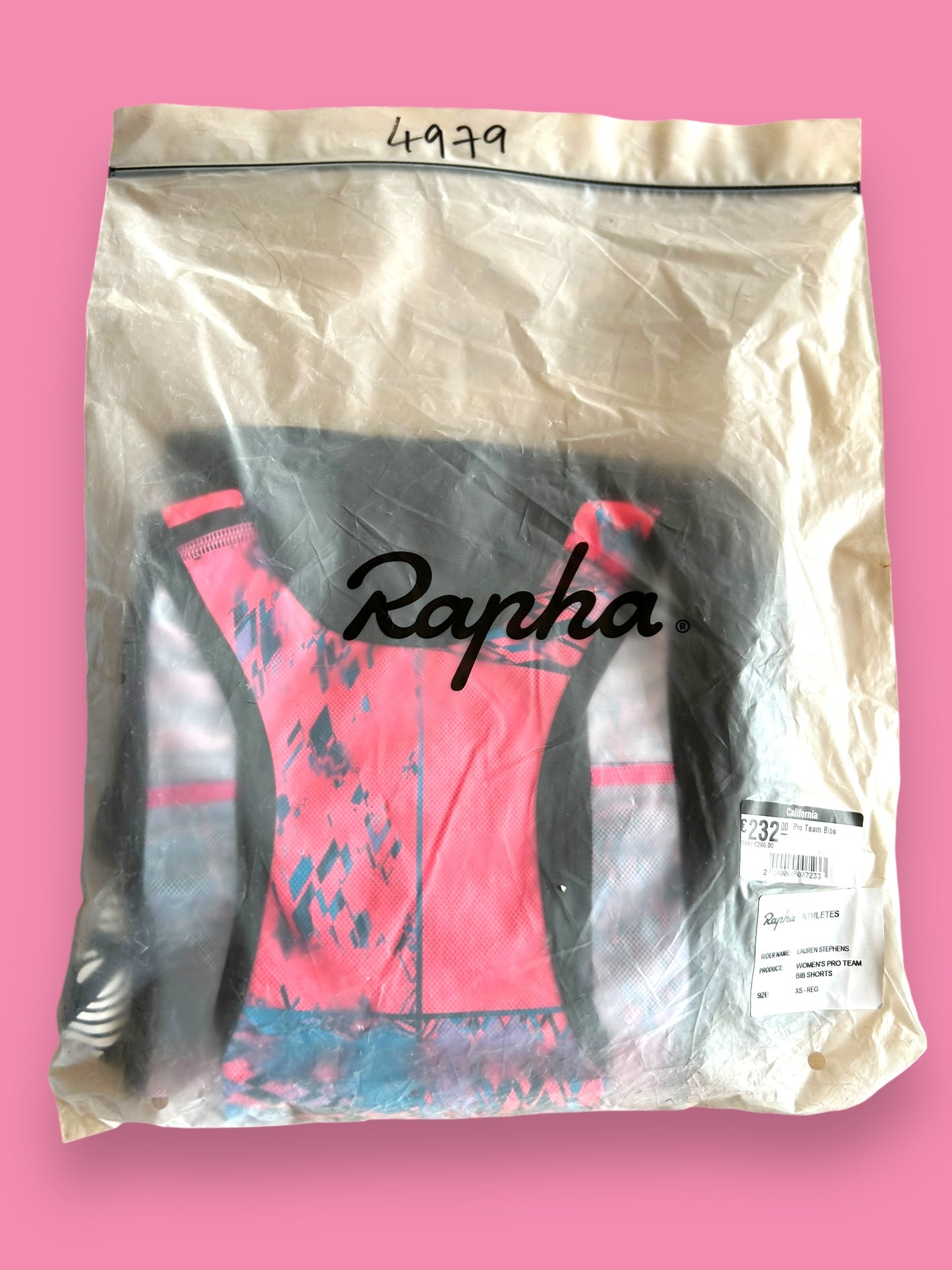 Womens Pro Team Bib Shorts | Rapha | EF Education First Tibco | Pro Team Cycling Kit