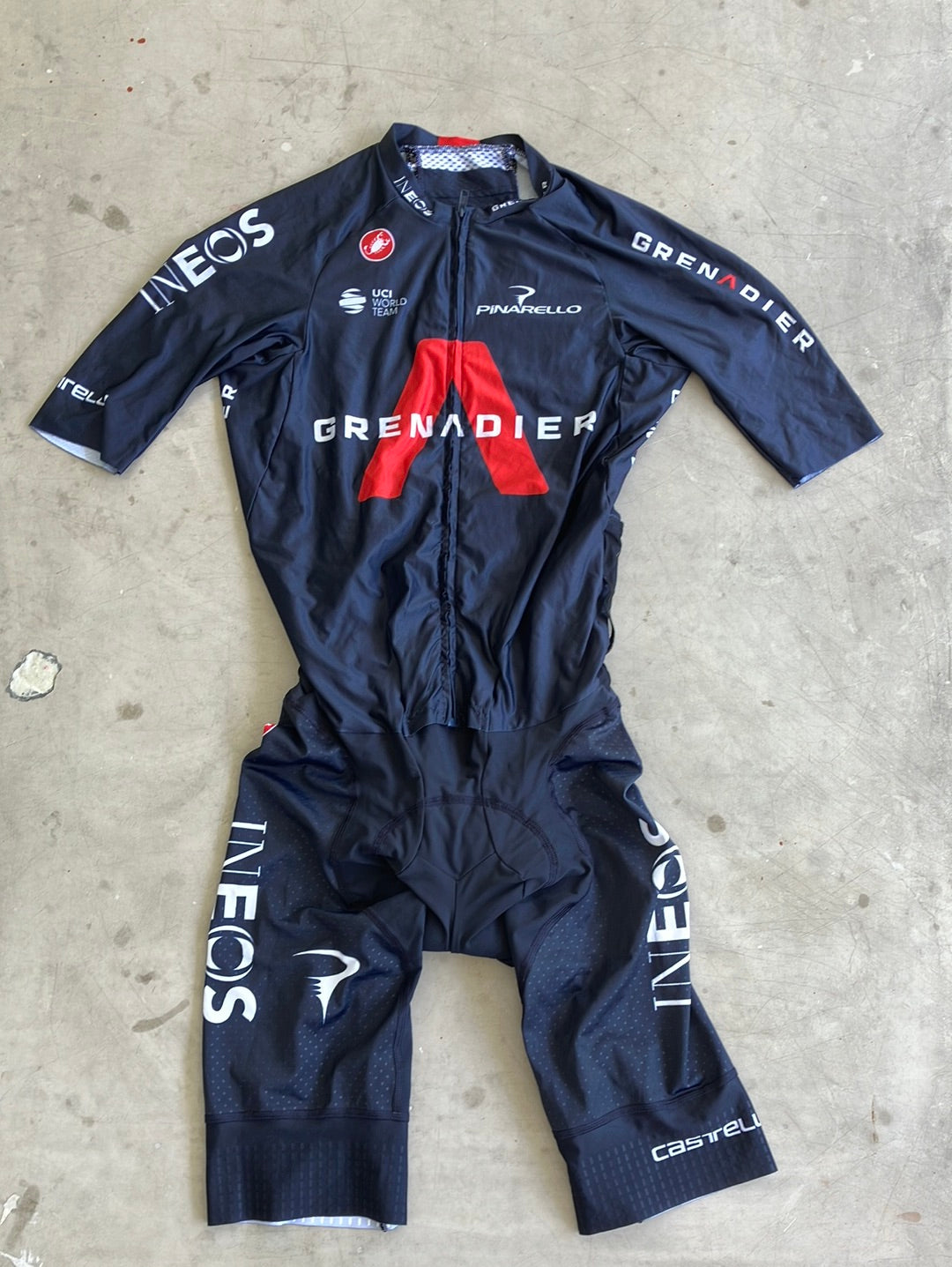 Aero Suit - San Remo Speed Suit | Castelli | Ineos Grenadiers | Pro-Issued Cycling Kit