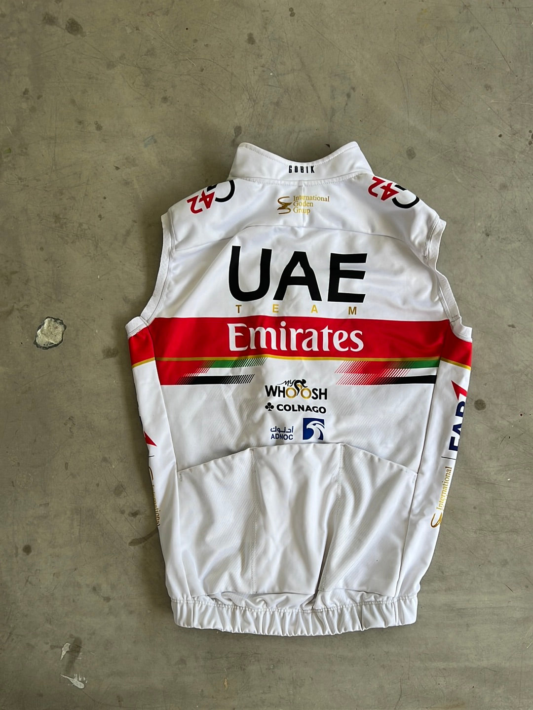 Thermal Vest / Gilet | Gobik | UAE Emirates | Pro-Issued Cycling Kit