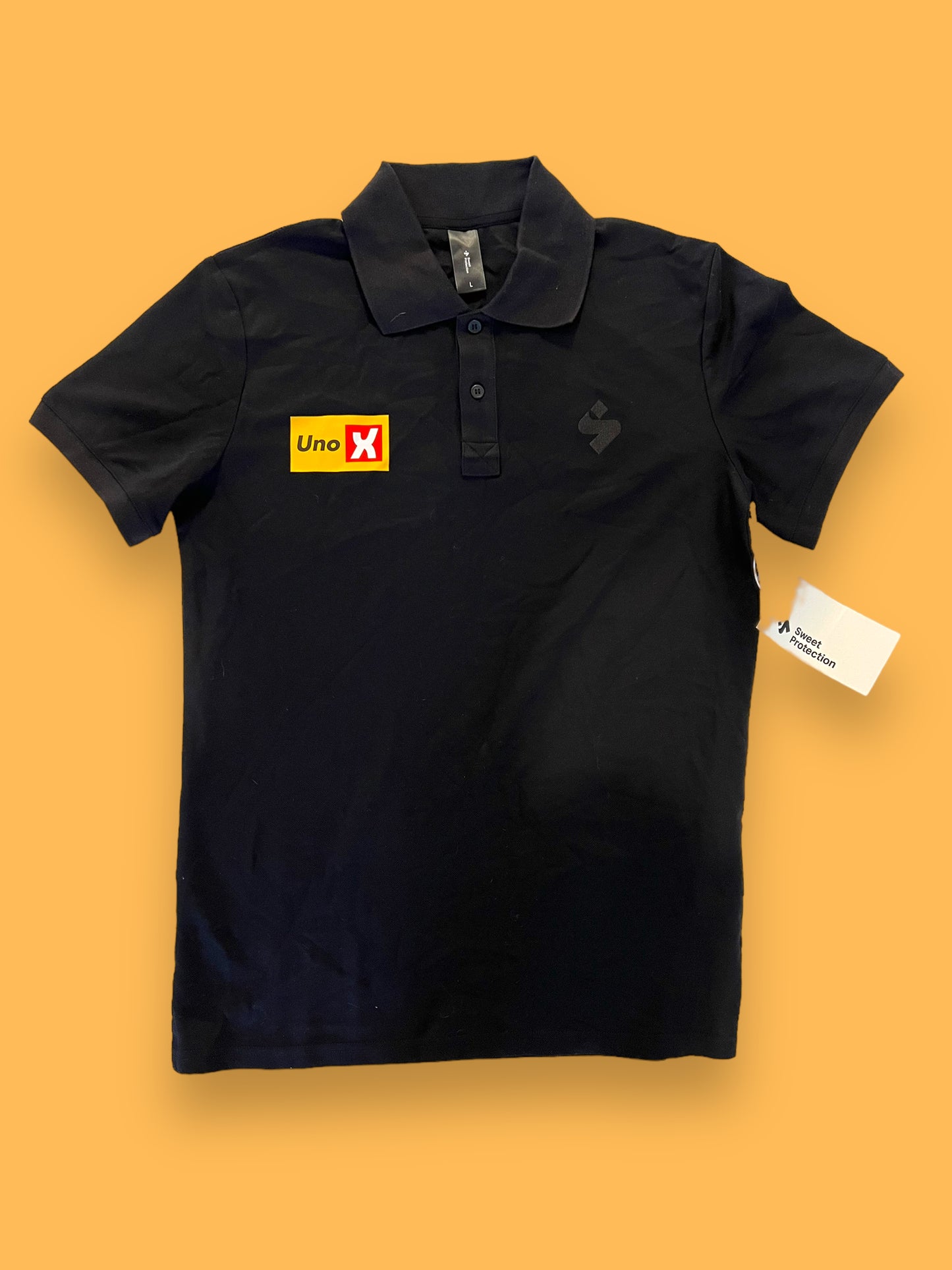 Casual Polo Shirt Short Sleeve | Sweet Protection | Uno-X Pro Team | Pro Cycling Kit