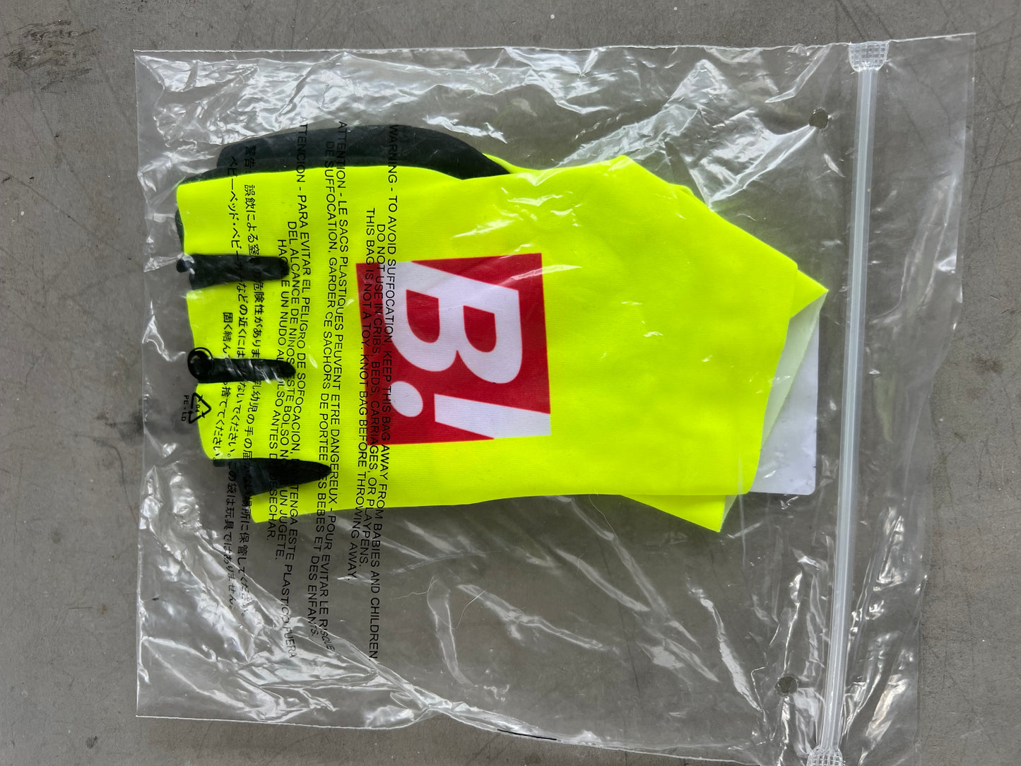 Bingoal | Vermarc Cycling Gloves | Yellow | M | Rider-Issued Pro Team Kit