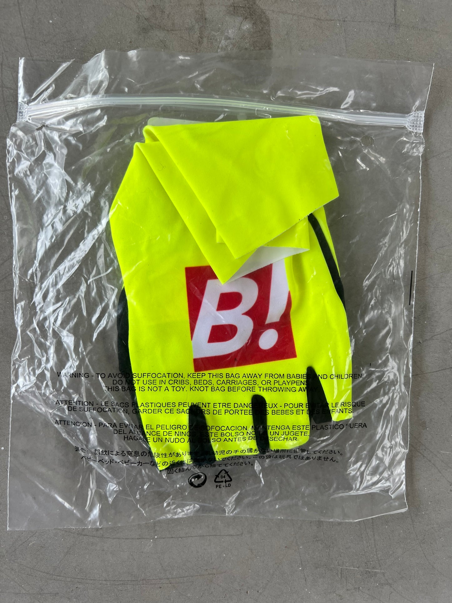 Bingoal | Vermarc Cycling Gloves | Yellow | M | Rider-Issued Pro Team Kit