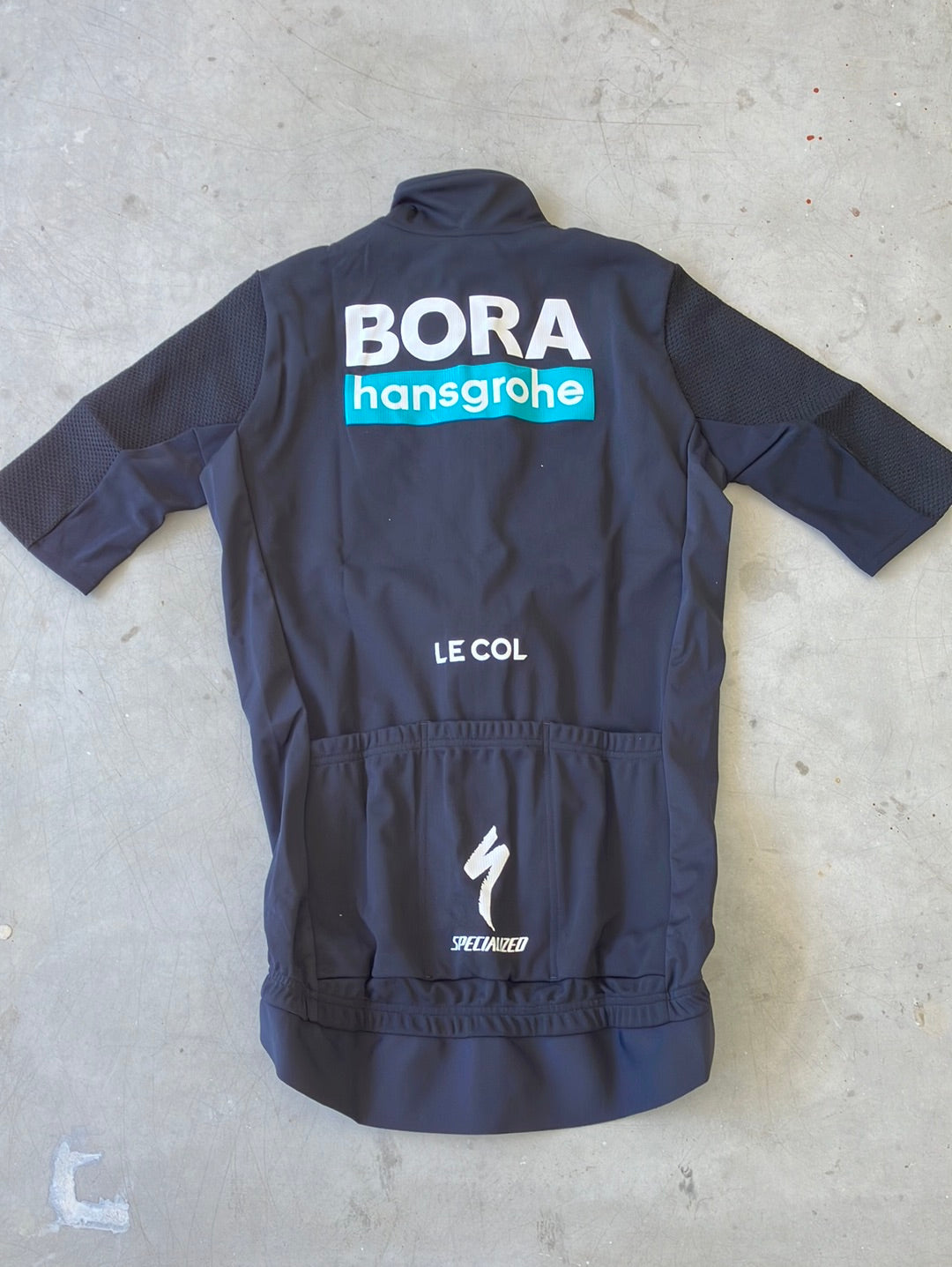 Pro Rain Jacket Winter Short Sleeve | Le Col | Bora Hansgrohe | Pro-Issued Cycling Kit