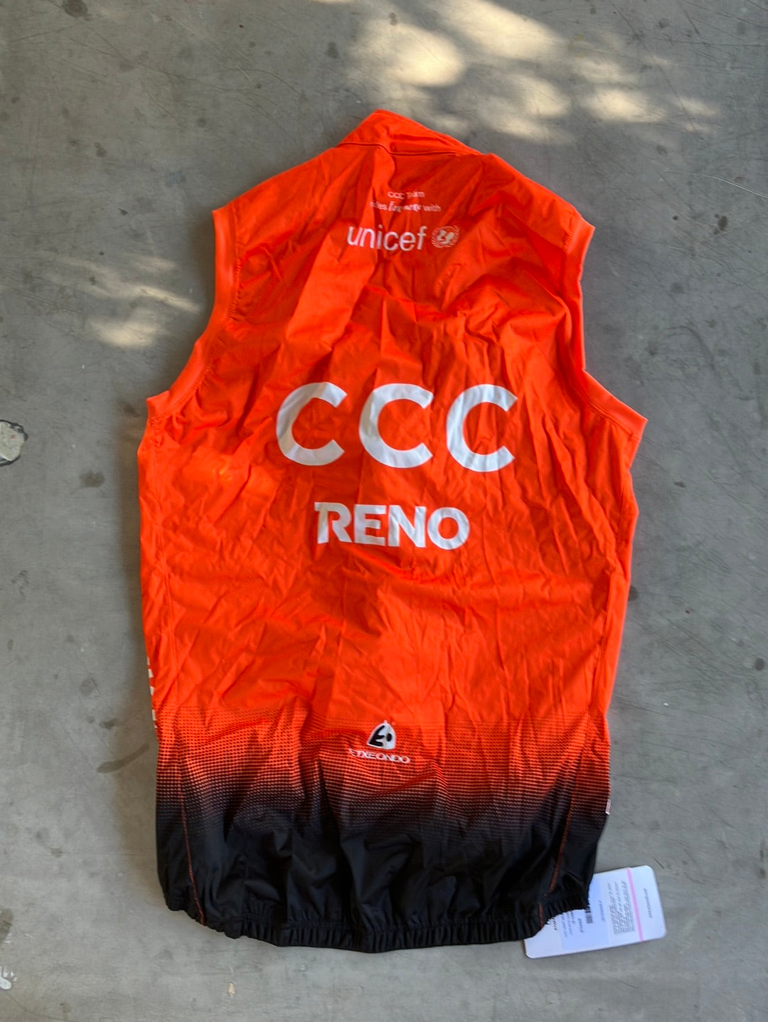 Lightweight Vest Gilet |Extendo |CCC Reno Giant |Pro Cycling Kit