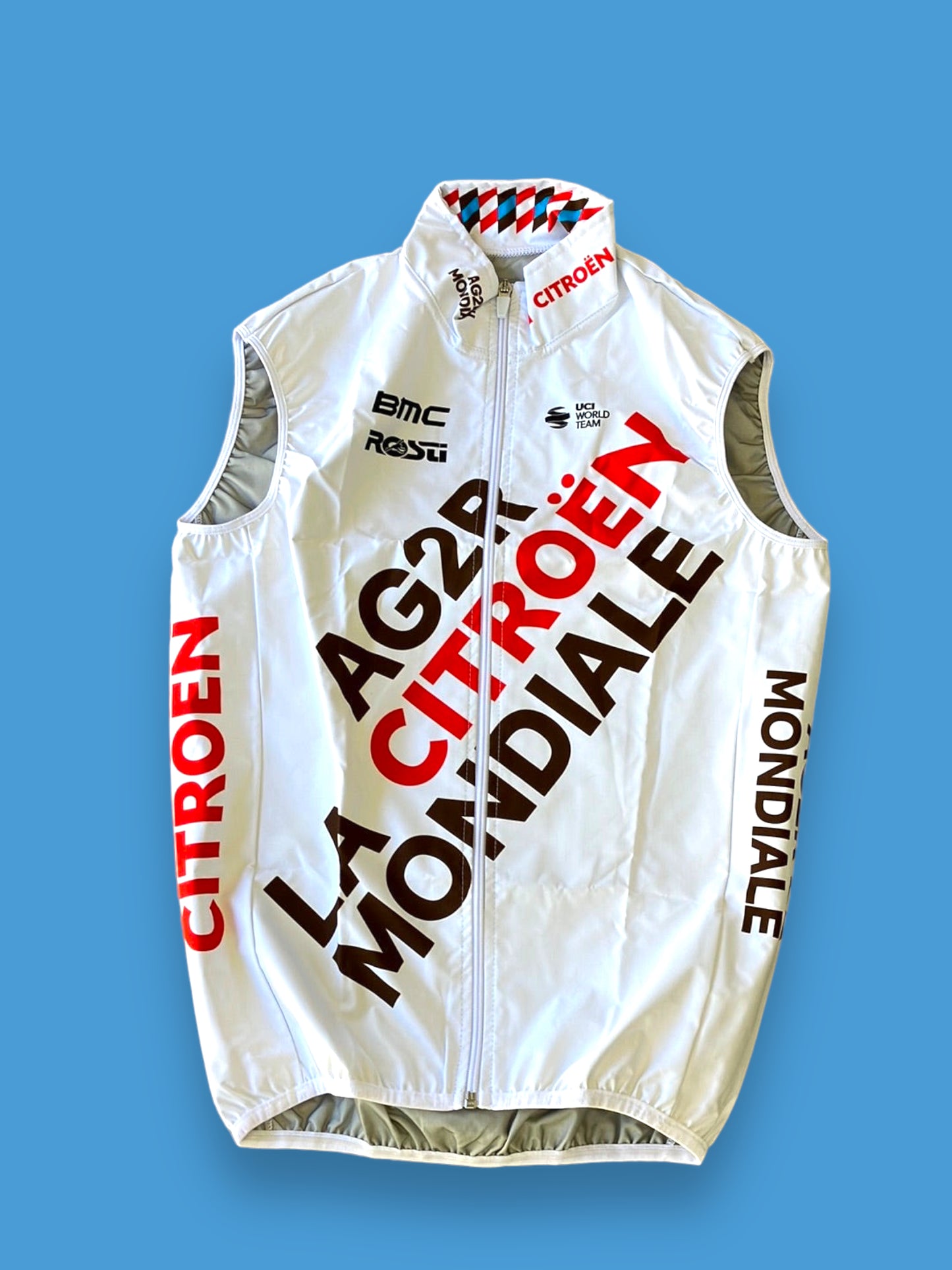 Rain Vest / Waterproof Gilet Cycling | Rosti | AG2R Citroen | Pro Cycling Kit