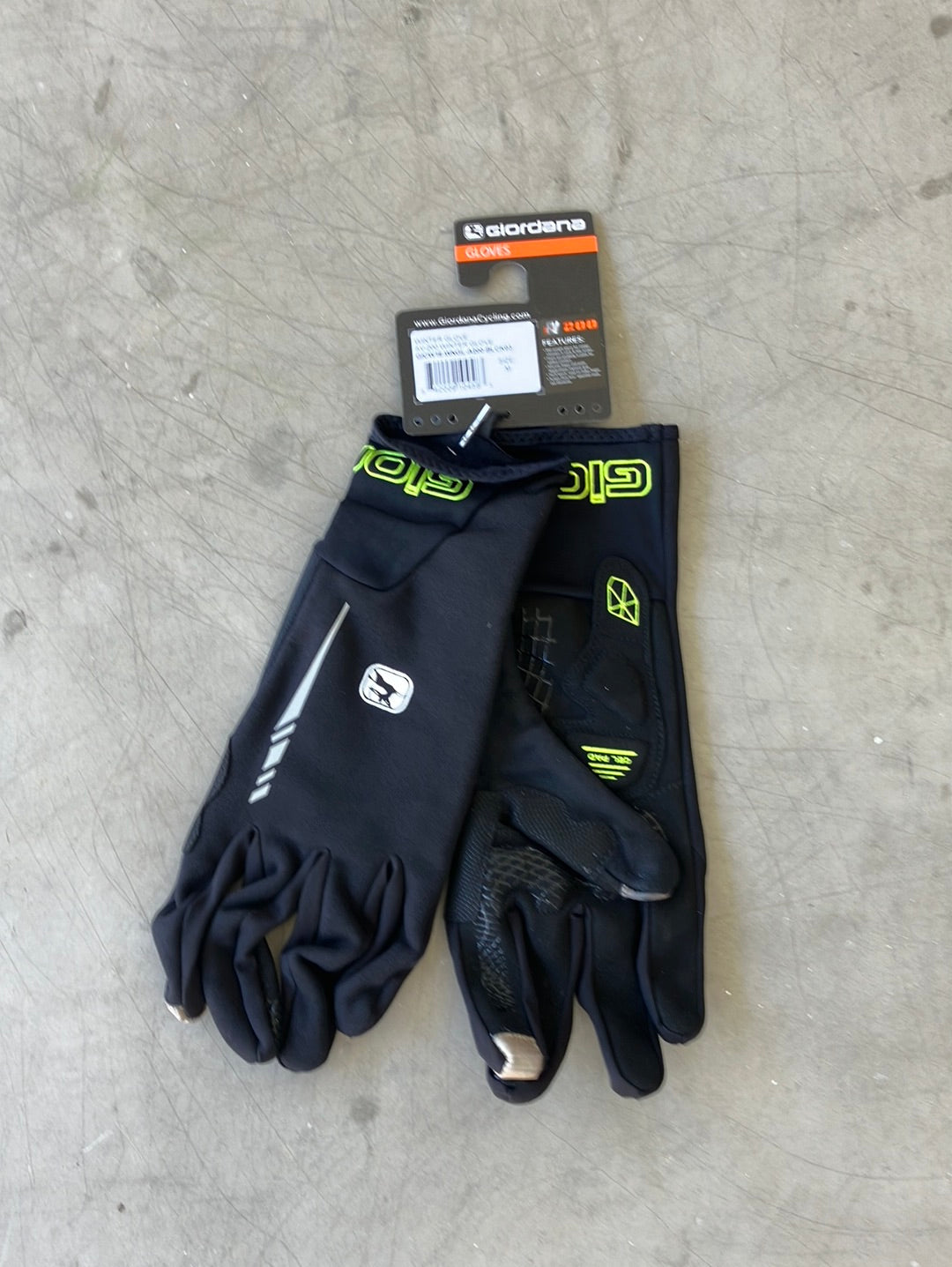 Thermal Winter Gloves Long FInger  | Giordana | Mitchelton Scott | Pro Cycling Kit