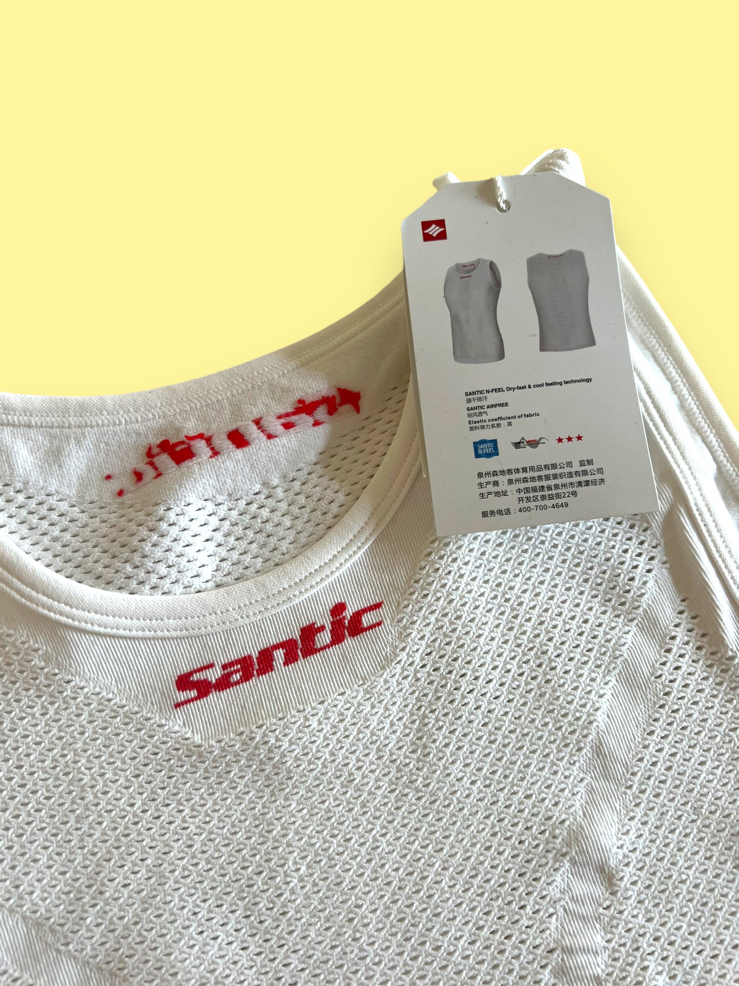 Sleeveless Base Layer | Santic | Intermarche Wanty Gobert | Pro Team Cycling Kit