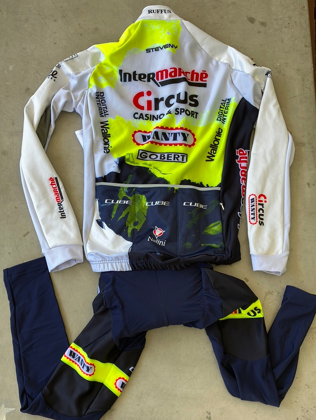 Jacket and Bib Tights Winter Bundle | Nalini | Intermarche Wanty Gobert | Pro Team Cycling Kit