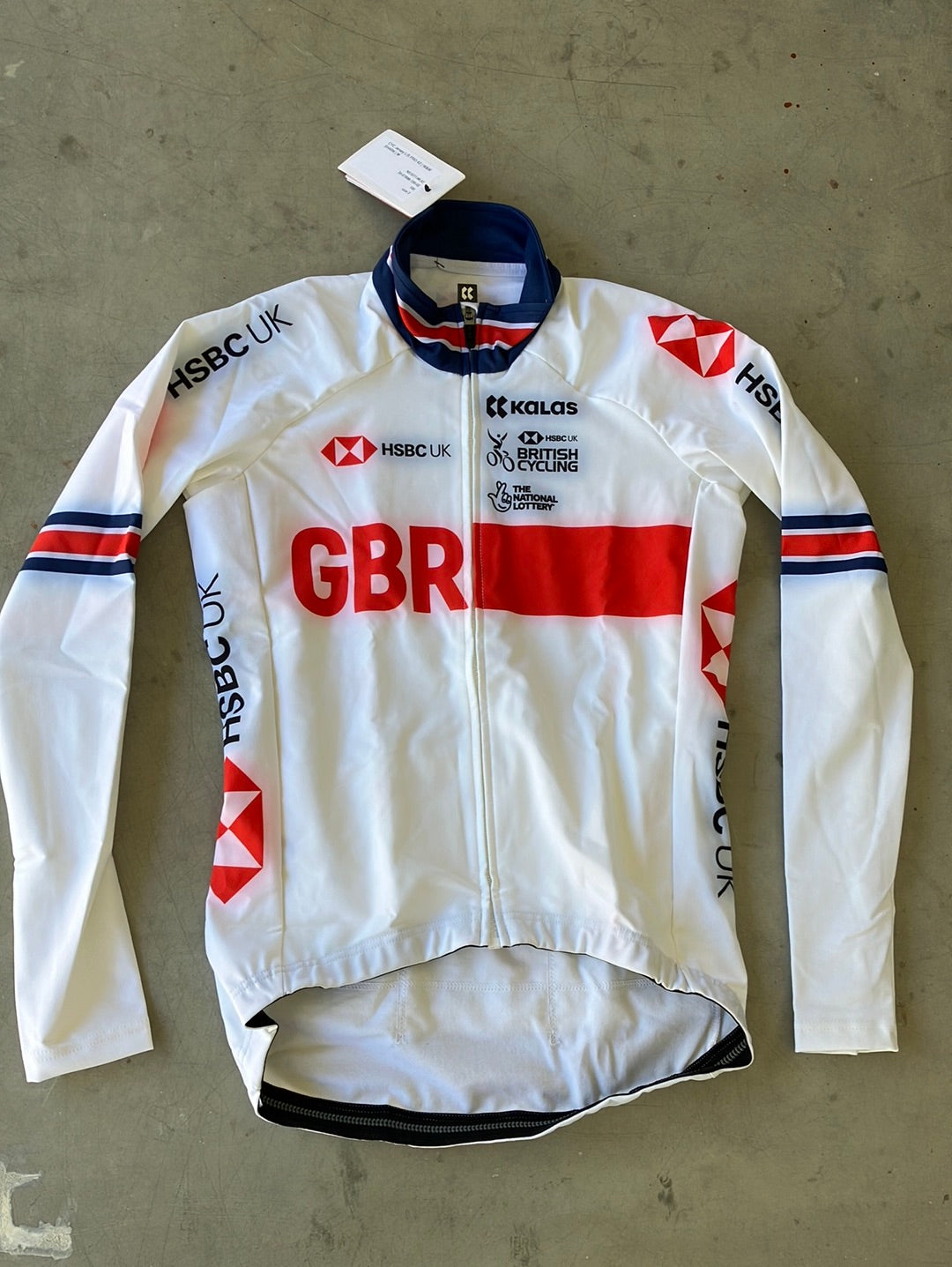 Long Sleeve Jersey Gabba Winter Cycling | Kalas | Team GB Great Britain - British Cycling GBR | Pro Kit