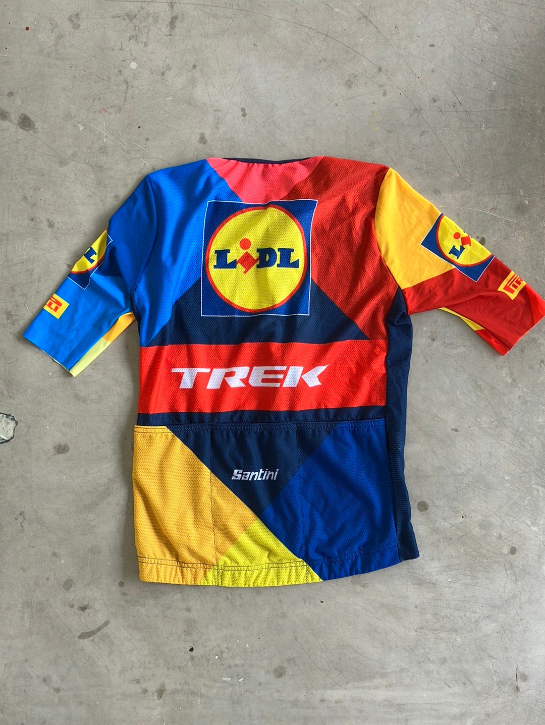 Short Sleeve Summer Jersey | Santini | Lidl Trek | Pro Rider Issued Cycling Kit