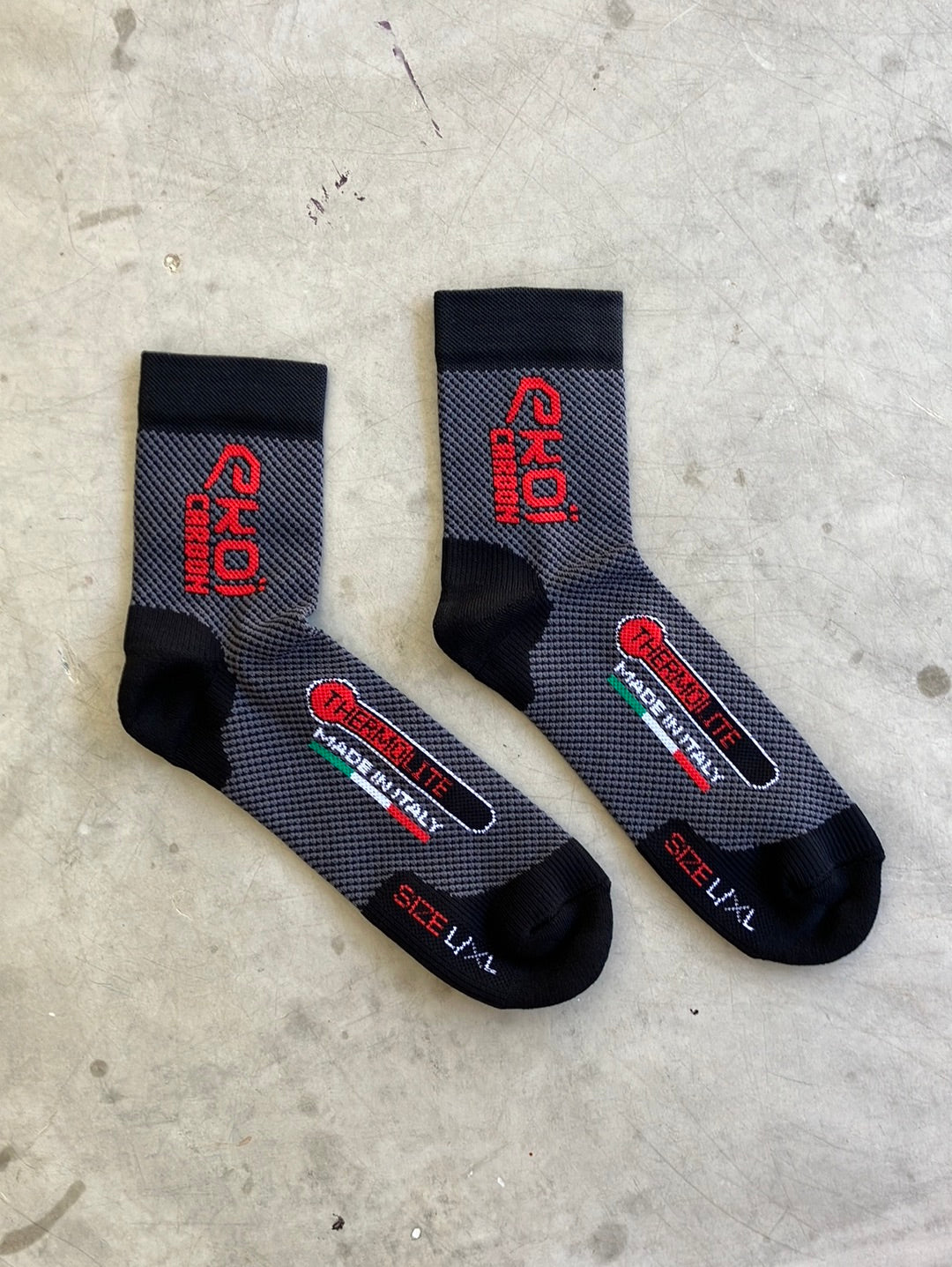 Cycling Socks Thermal Winter|Ekoi | Black | Israel Premier Tech IPT | Pro Cycling Kit