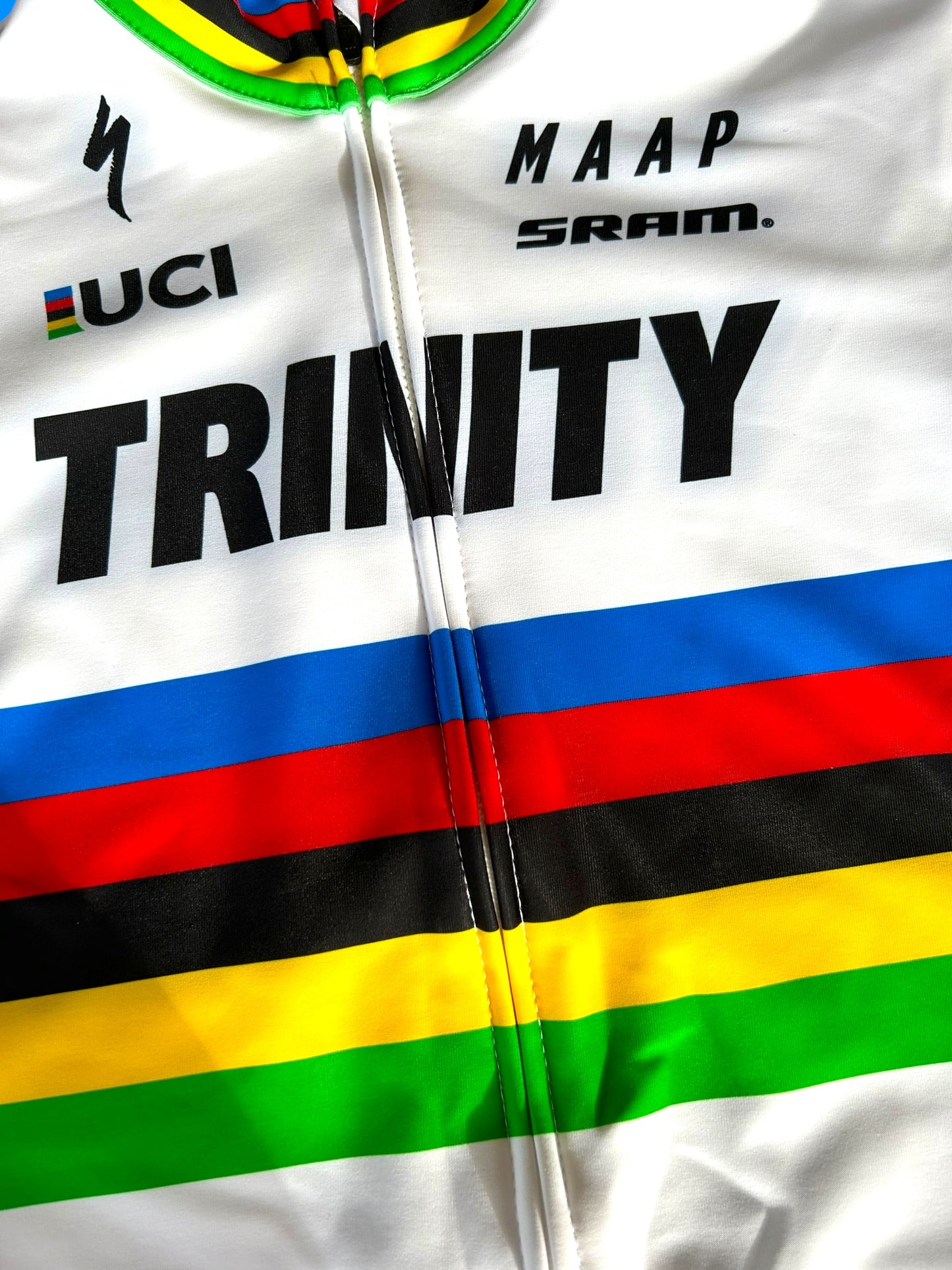 Long  Sleeve Winter Jersey - World Champion Rainbow | Specialized | Trinity Racing | Pro Cycling Kit