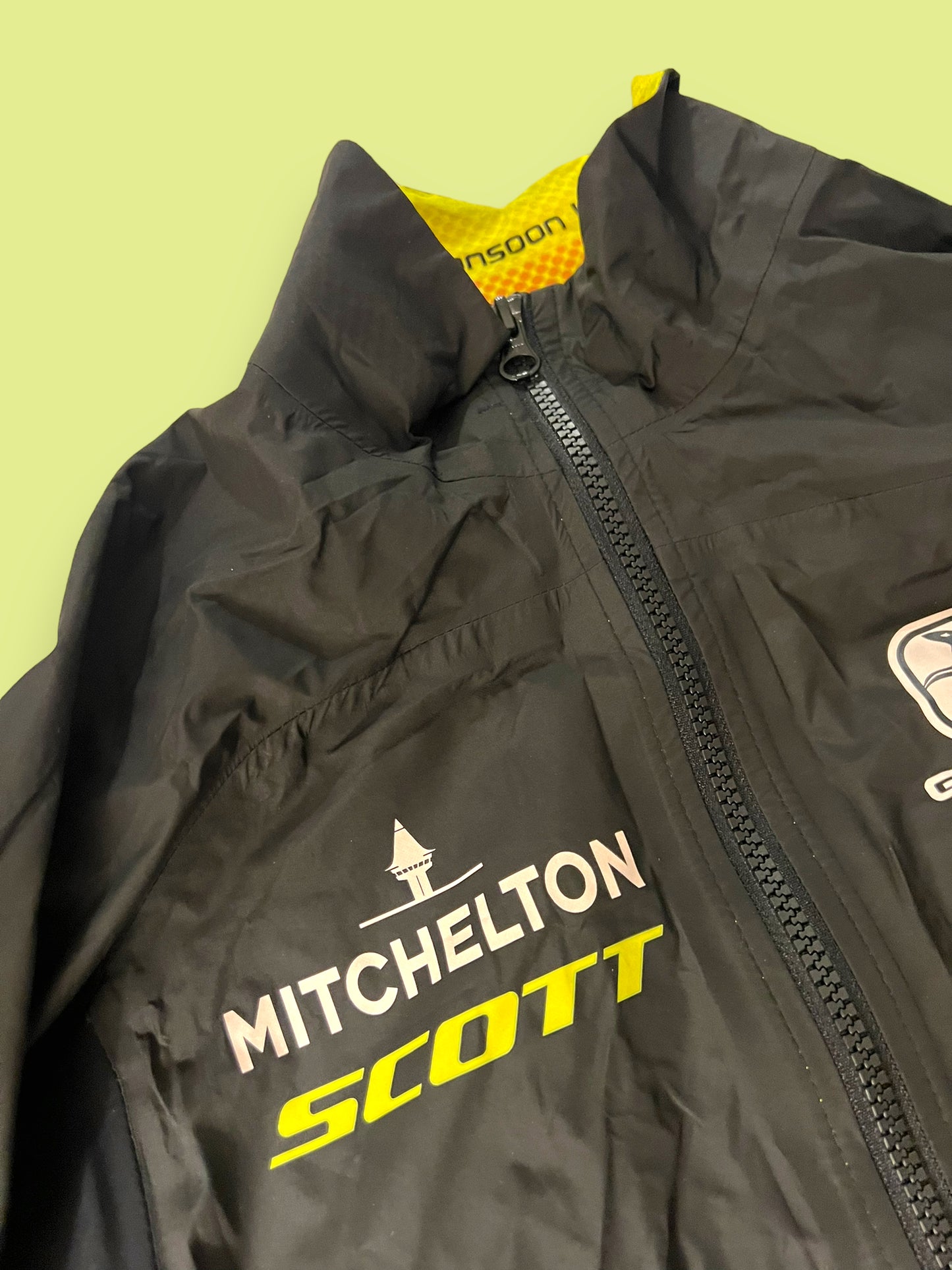 Rain Jacket Short Sleeve 'Monsoon Lyte' | Giordana | Mitchelton Scott Pro Team | Pro Cycling Kit