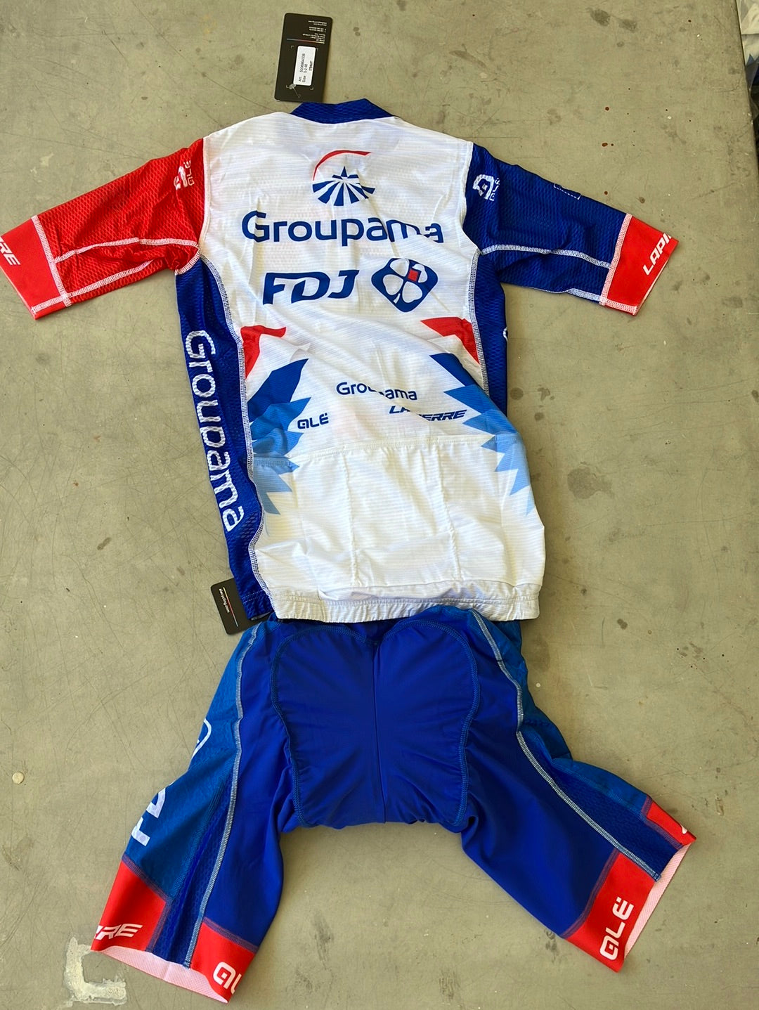 Short Sleeve Jersey and Bib Shorts Bundle | Ale | Groupama Française des Jeux | Pro Cycling Kit