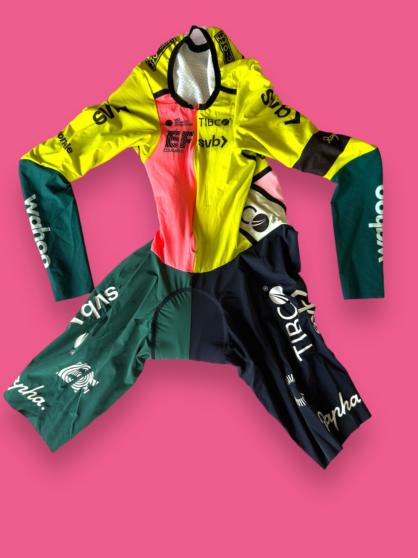 Womens Giro Aerosuit / TT Suit | Rapha | EF Tibco Saxobank Giro d'Italia Switchout Kit | Pro Team Cycling Kit