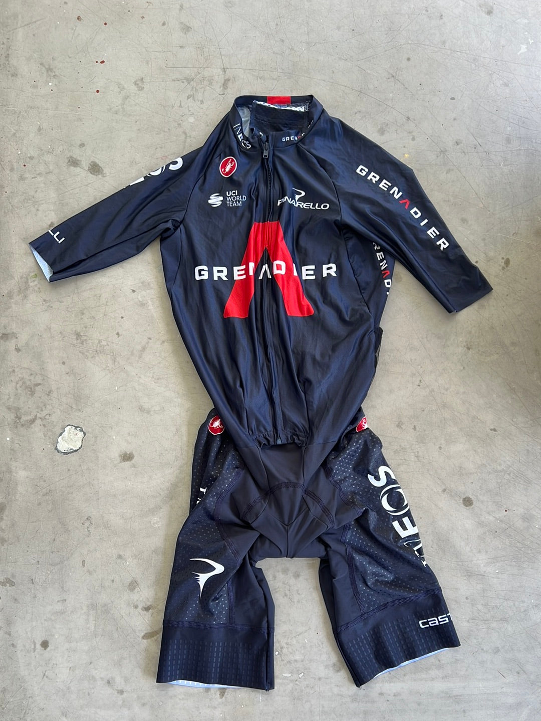 San Remo 4.1 Road Suit | Castelli | Ineos Grenadiers | Pro-Issued Cycling Kit