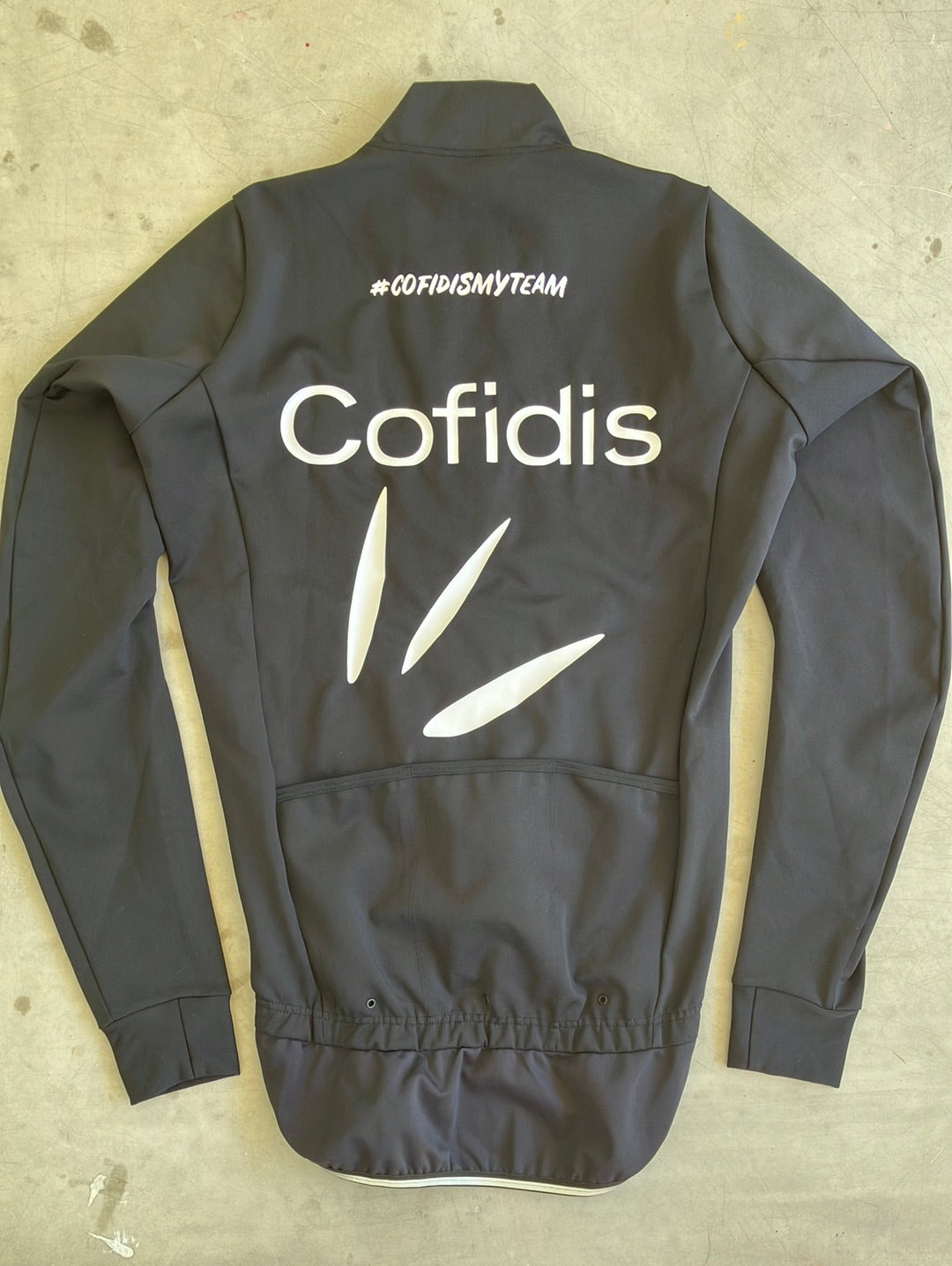 Cofidis | Nalini Long Sleeve Gabba Jacket | Black | Pro-Issued Pro Team Kit