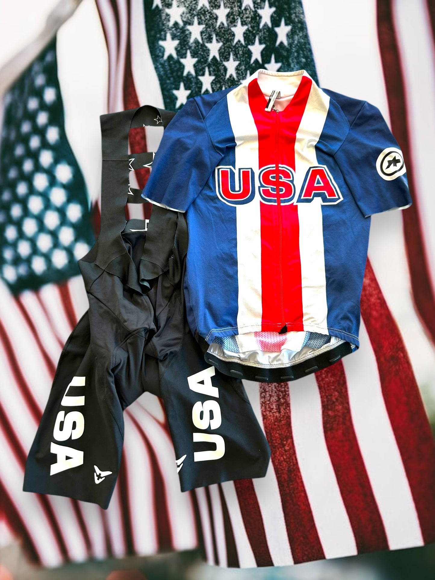 Jersey and Bib Shorts Bundle | Cuore | USA National Team | Pro Team Cycling Kit