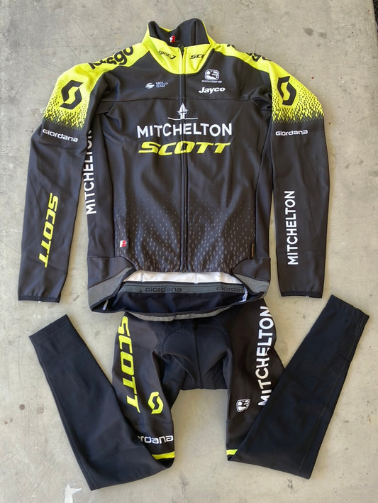 Cycling kit bundle - Winter Jacket Long Sleeve FR-C & Bib Tights | Giordana | Mitchelton Scott | Pro Cycling Kit