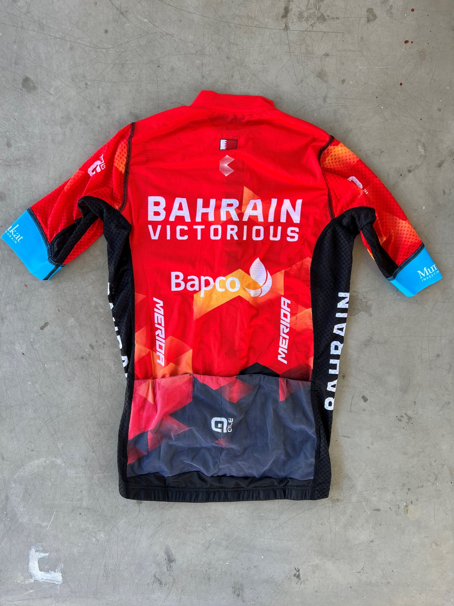 Bahrain | Ale Bundle - Short Sleeve Jersey and Bibs | S/M | Rider-Issued Pro Team Kit