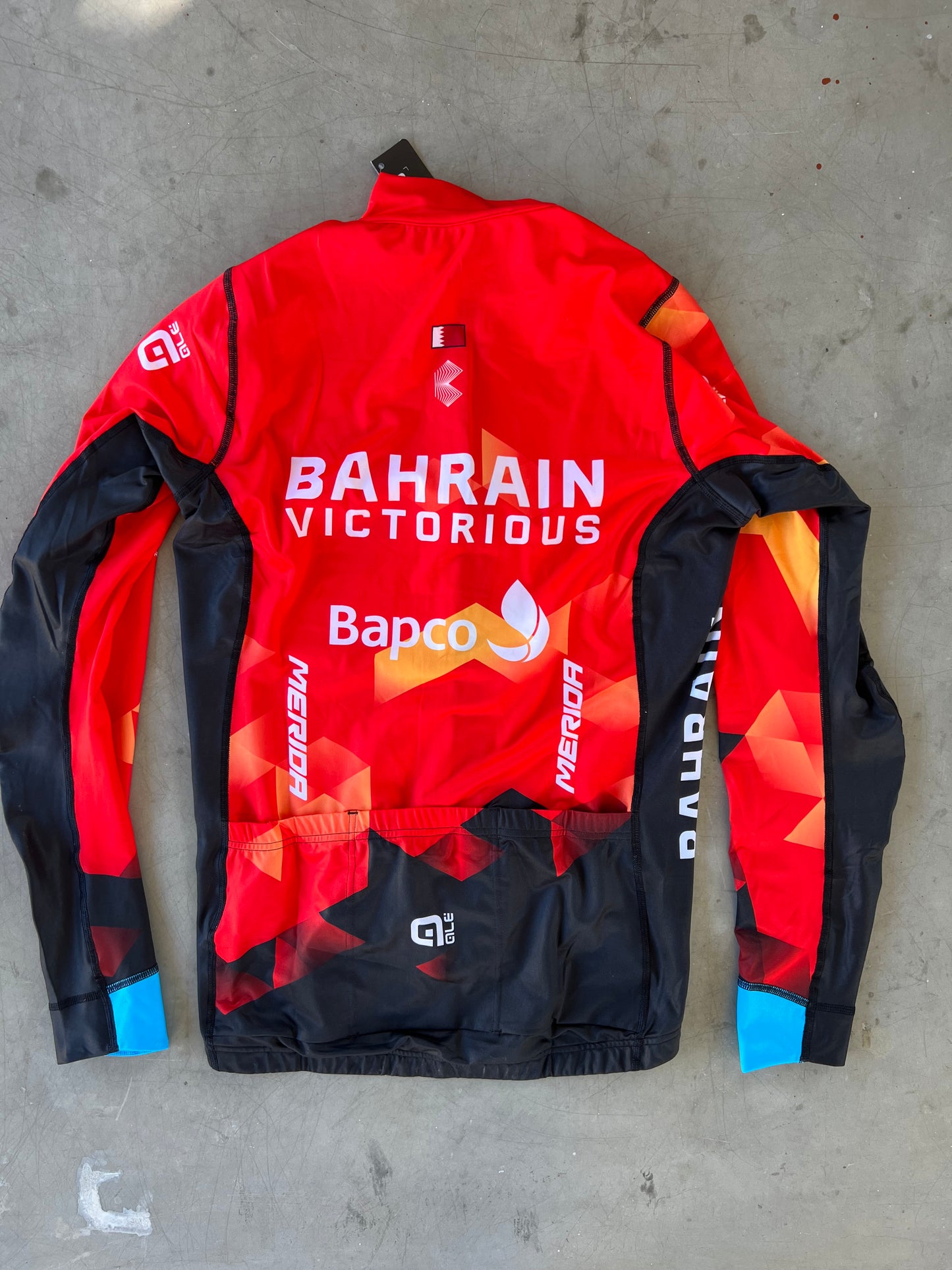 Bahrain | Ale Long Sleeve Jersey | L | Rider-Issued Pro Team Kit