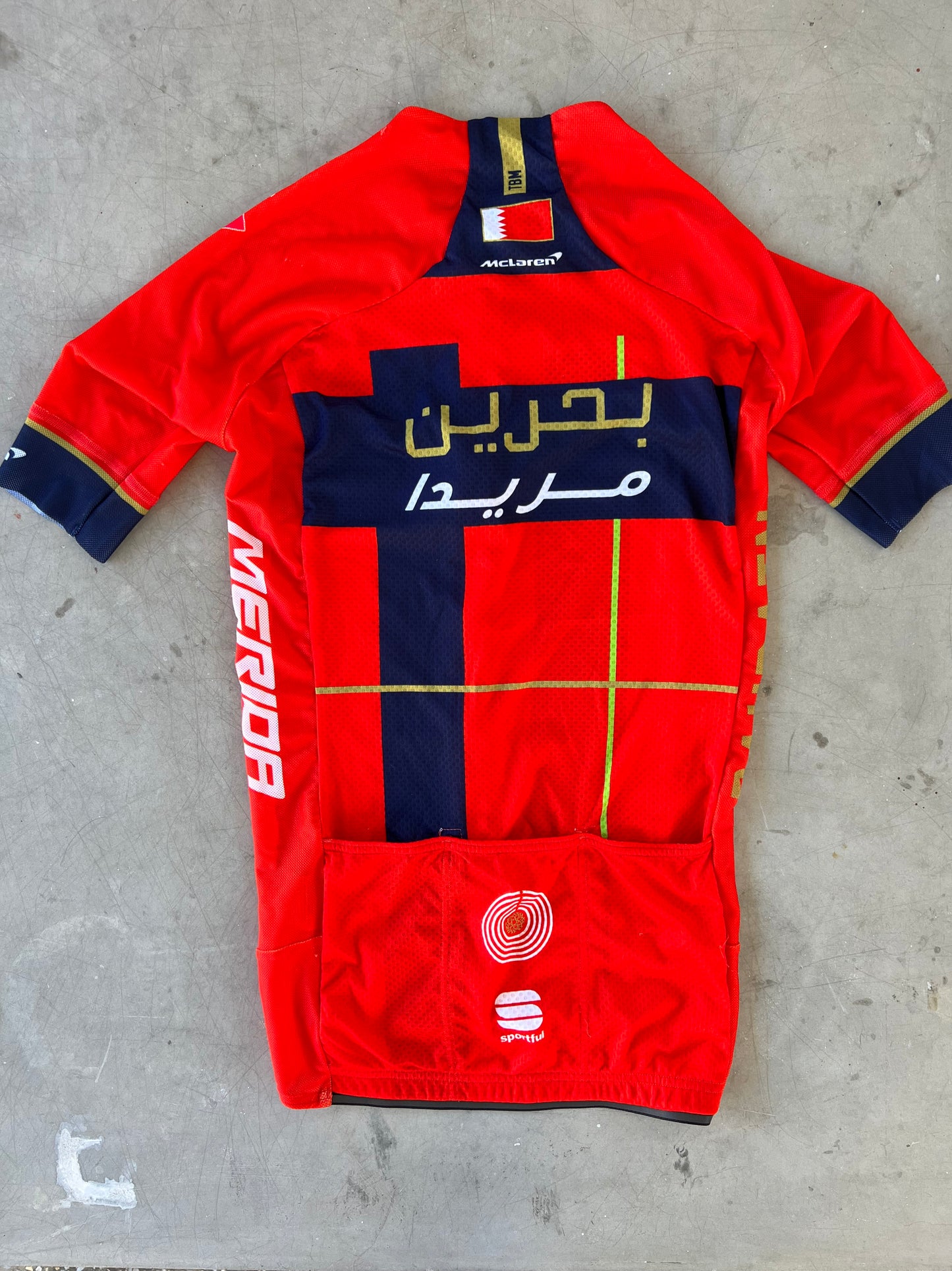 Bahrain | Sportful Summer Bundle - Jersey and Bibs | S/M | Rider-Issued Pro Team Kit