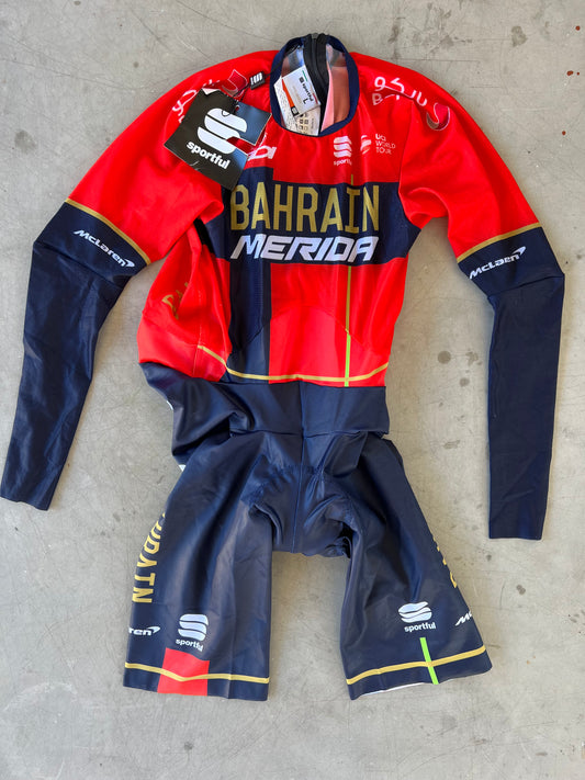 Bahrain | Sportful Long Sleeve TT Suit | L | Rider-Issued Pro Team Kit