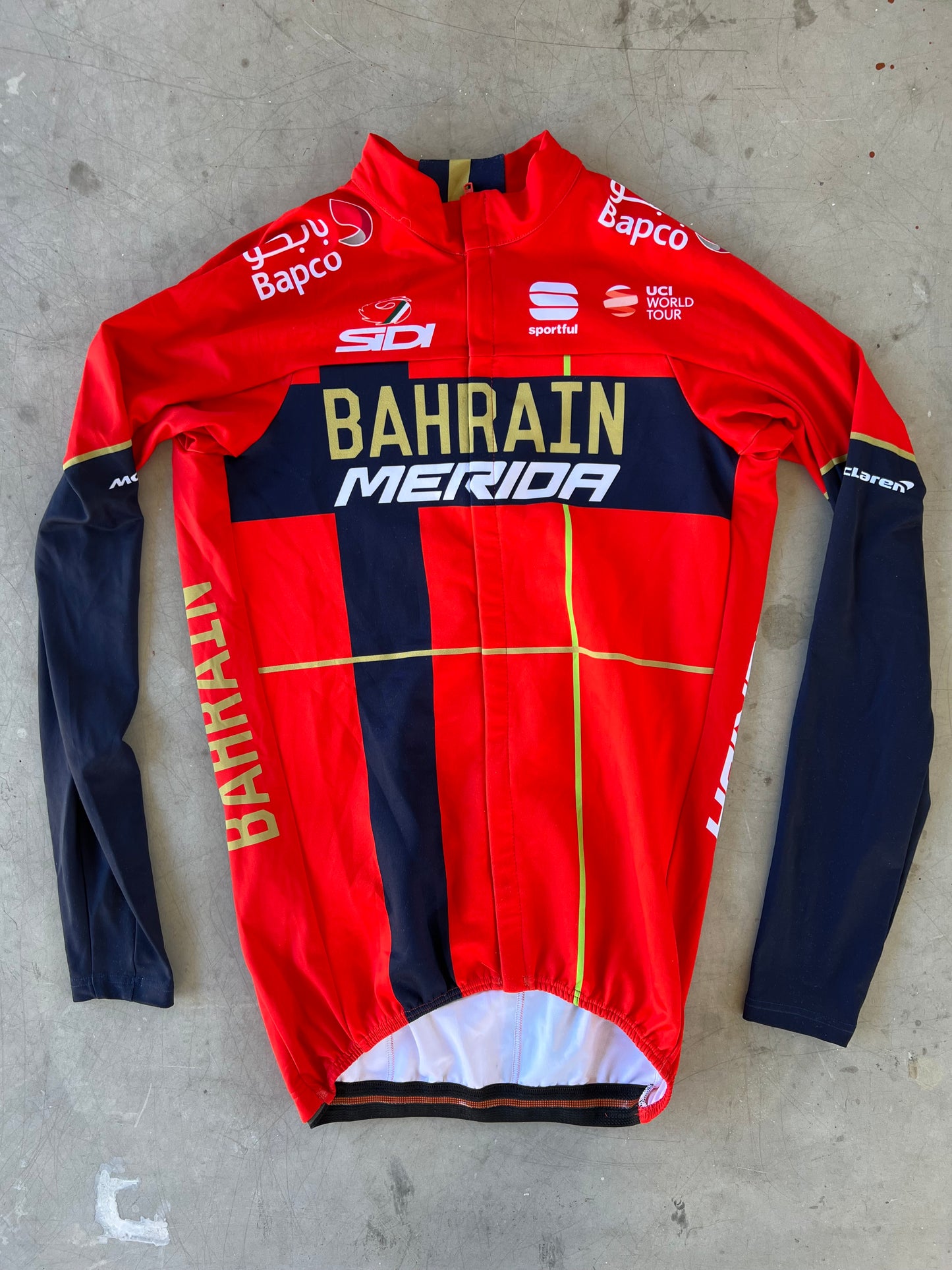 Bahrain | Sportful Bundle - WInter Jersey and Bibs | M | Rider-Issued Pro Team Kit