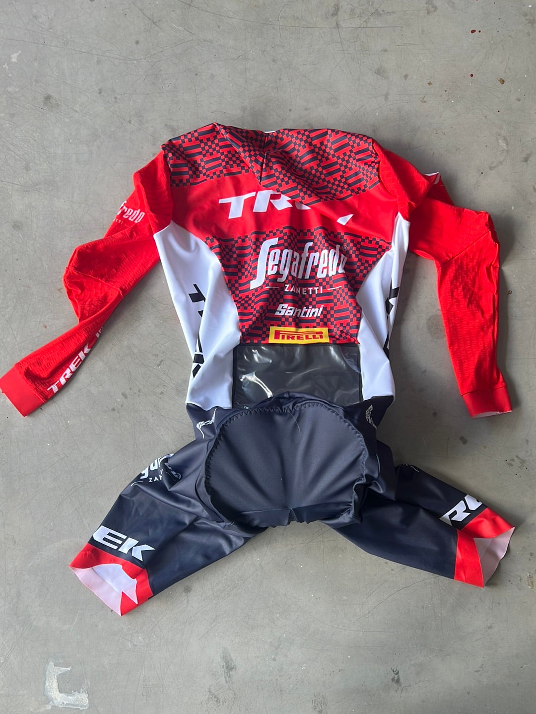 Long Sleeve TT Suit | Santini | Trek Segafredo | Pro-Issued Cycling Kit