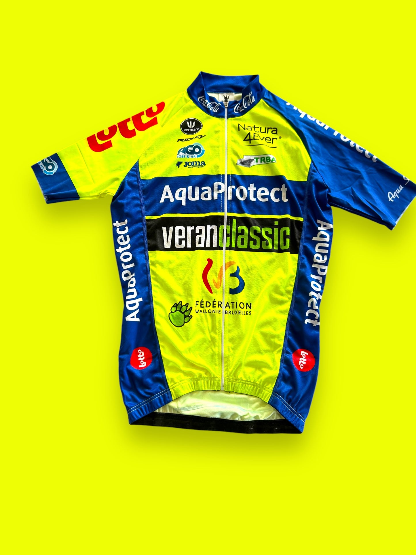 Short Sleeve Jersey | Vermarc | Lotto Aquaprotect Belgium | Pro Team Cycling Kit