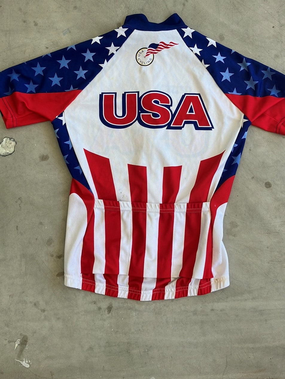 Short Sleeve Jersey | Skins | USA Men National Team | Pro-Issued Cycling Kit