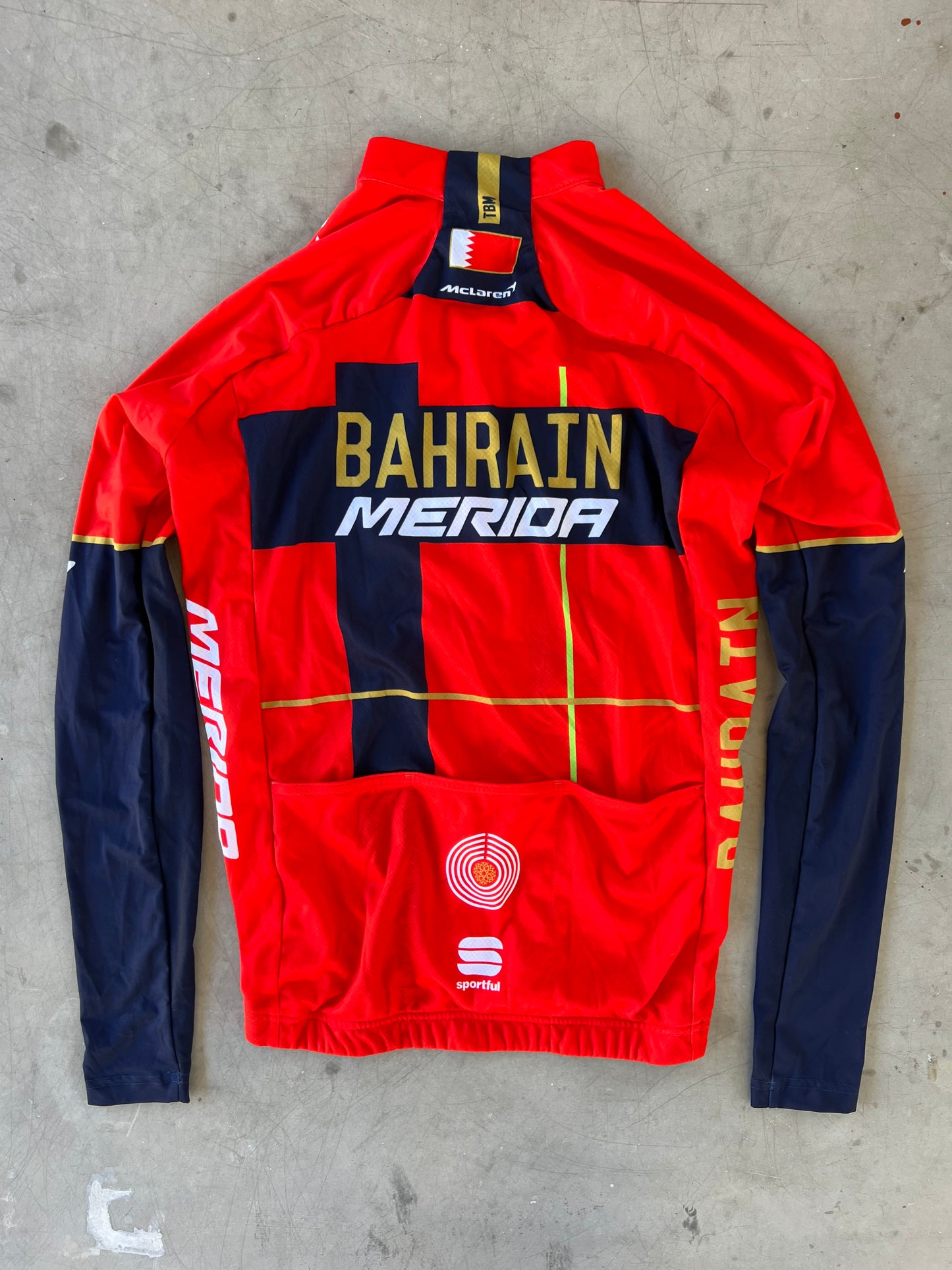 Bahrain | Sportful Bundle - Long Sleeve Jersey and Bibs | M | Rider-Issued Pro Team Kit