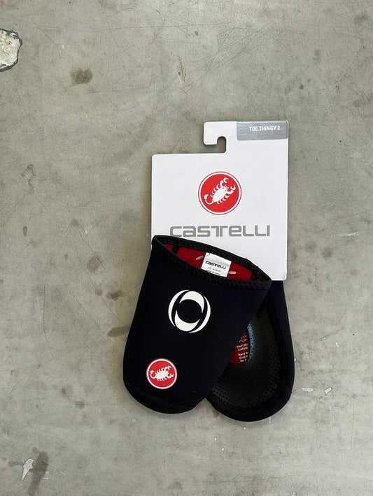 Neoprene Toe Covers | Castelli | Ineos Grenadiers Pro-Issued Cycling Kit