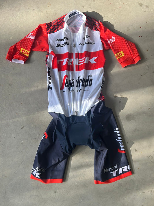 Aero Road Suit | Santini | Trek Segafredo | Pro-Issued Cycling Kit