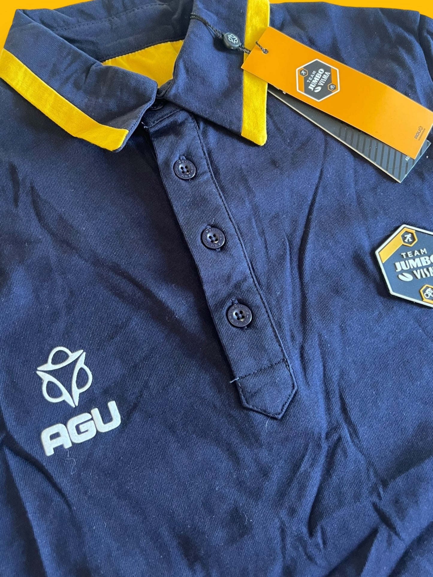 Casual Polo Shirt | Agu | Jumbo Visma | Pro Cycling Kit