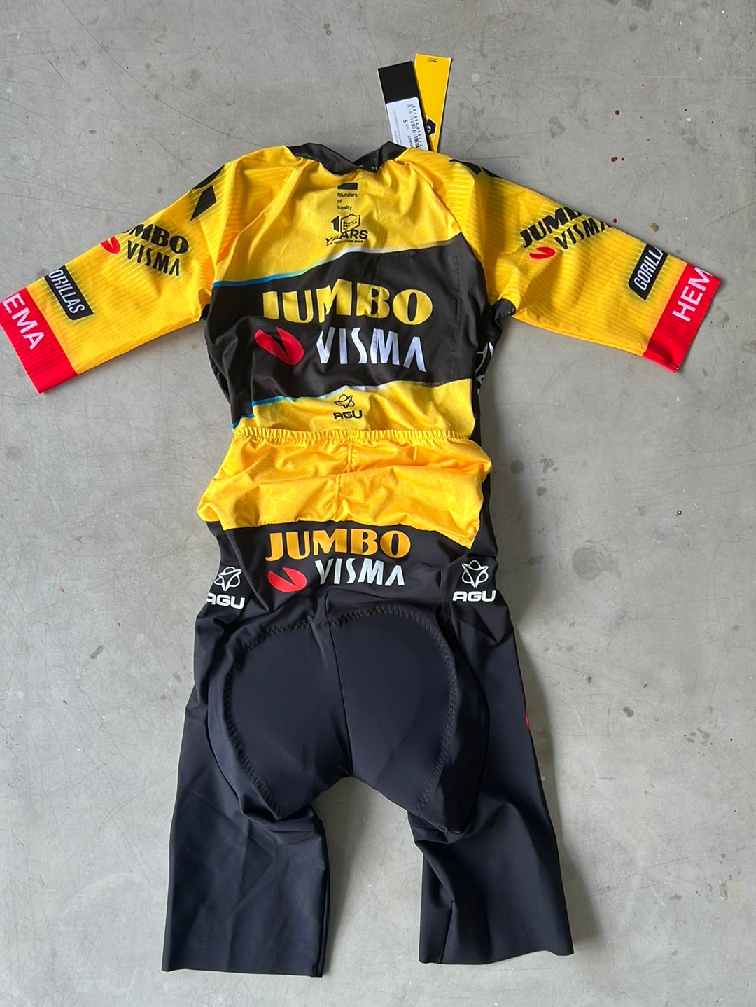 Road Suit | Agu | Jumbo Visma | Pro-Issued Cycling Kit