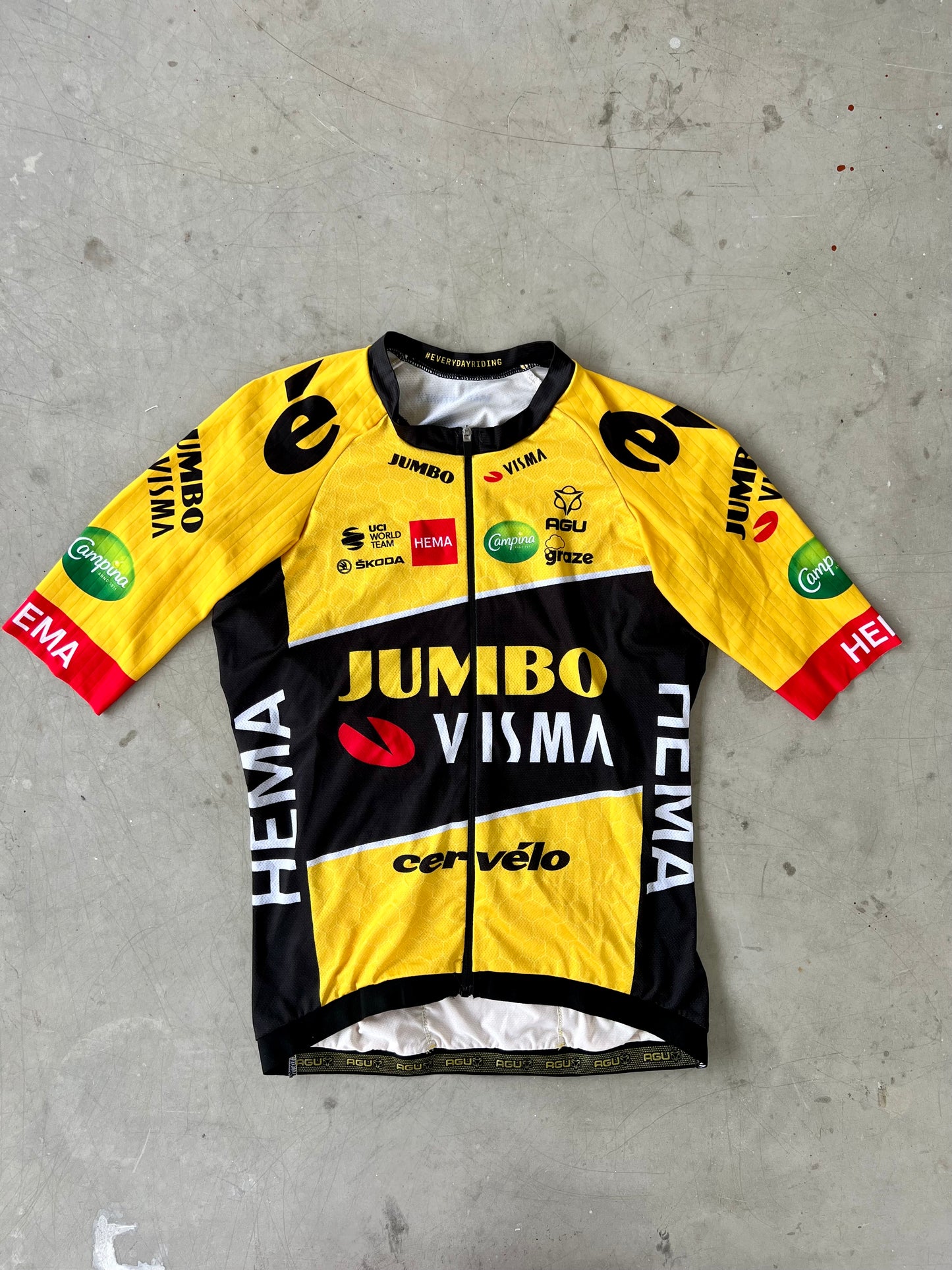 Jumbo Visma | Agu Short Sleeve Aero Jersey | Rider-Issued Pro Team Kit ...