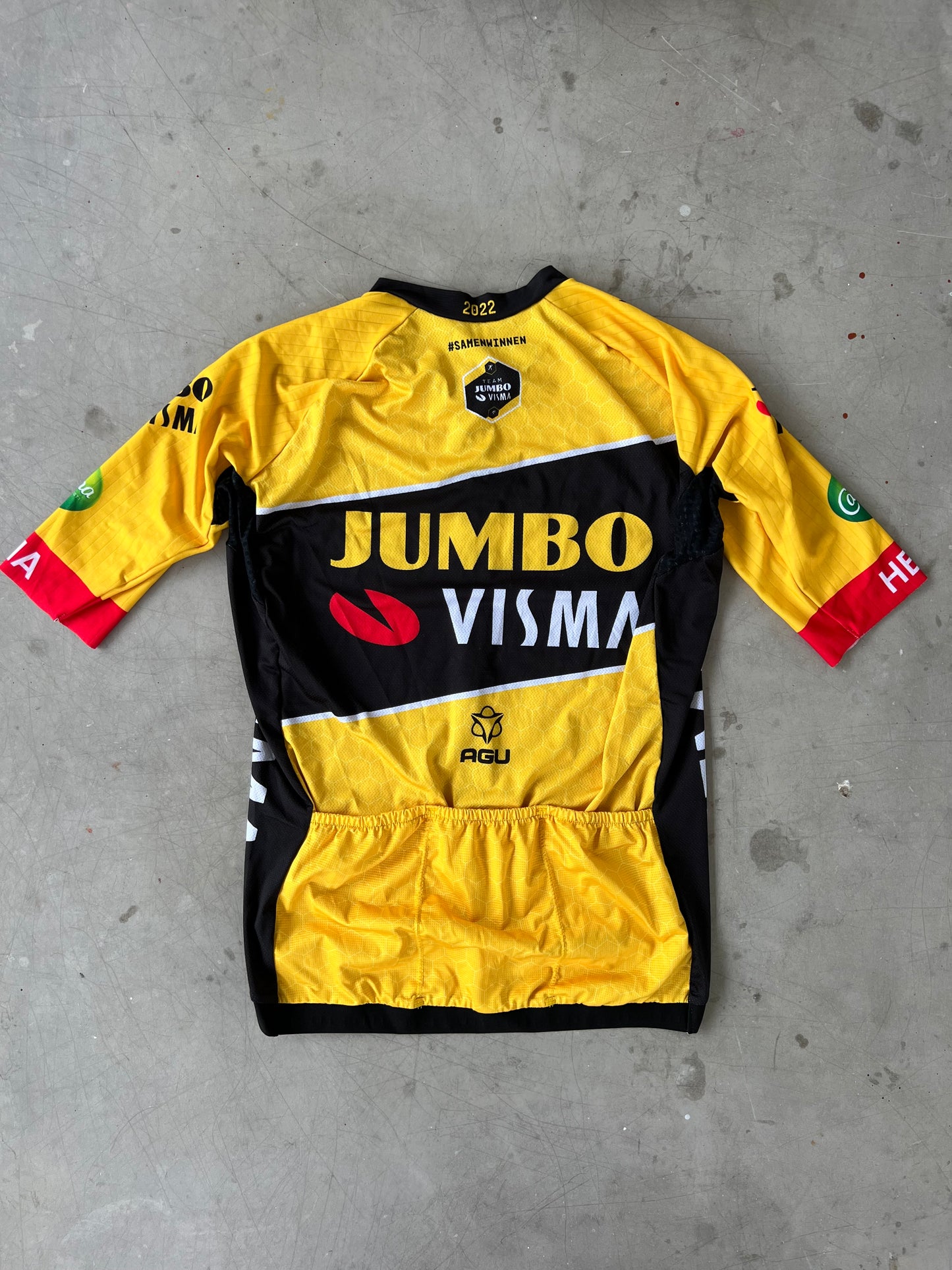 Jumbo Visma | Agu Short Sleeve Aero Jersey | Rider-Issued Pro Team Kit